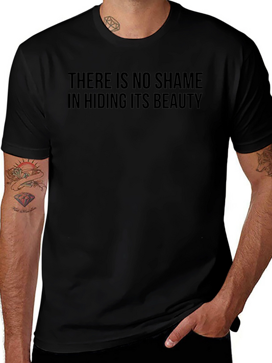 There Is No Shame Graphic Black T-Shirt