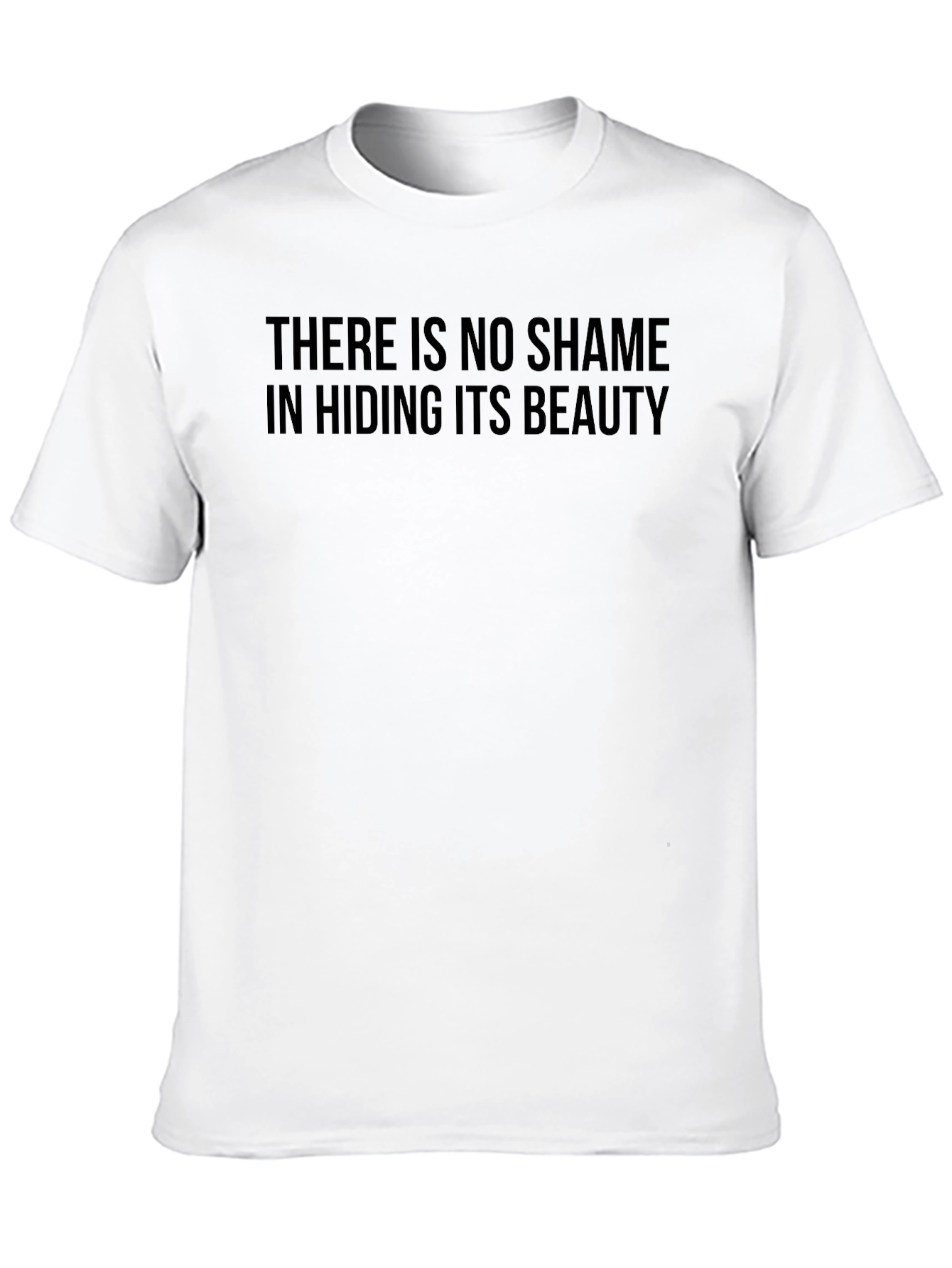 There Is No Shame Graphic Black T-Shirt