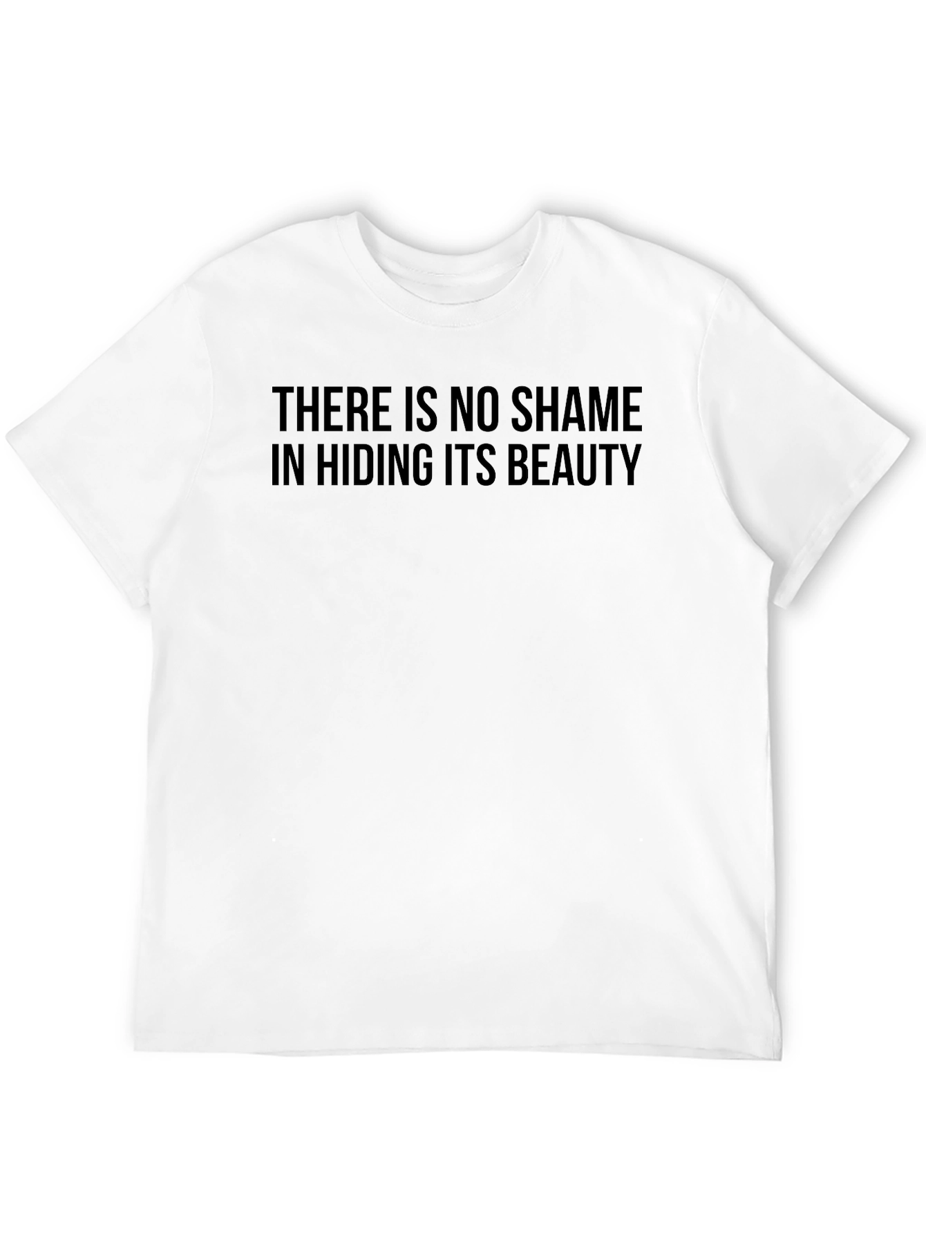 There Is No Shame Graphic Black T-Shirt