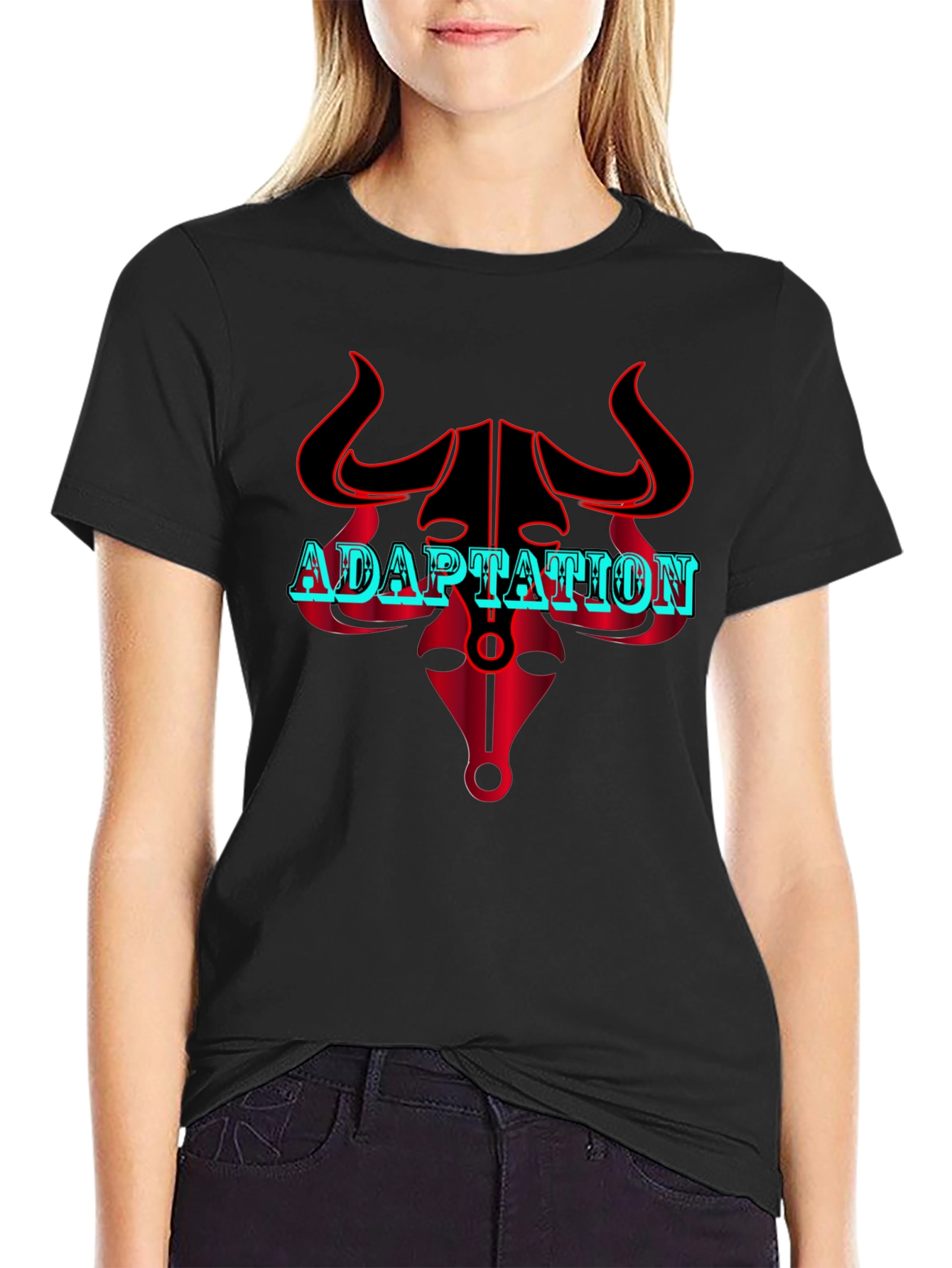 Adaptation Bull Black T-Shirt
