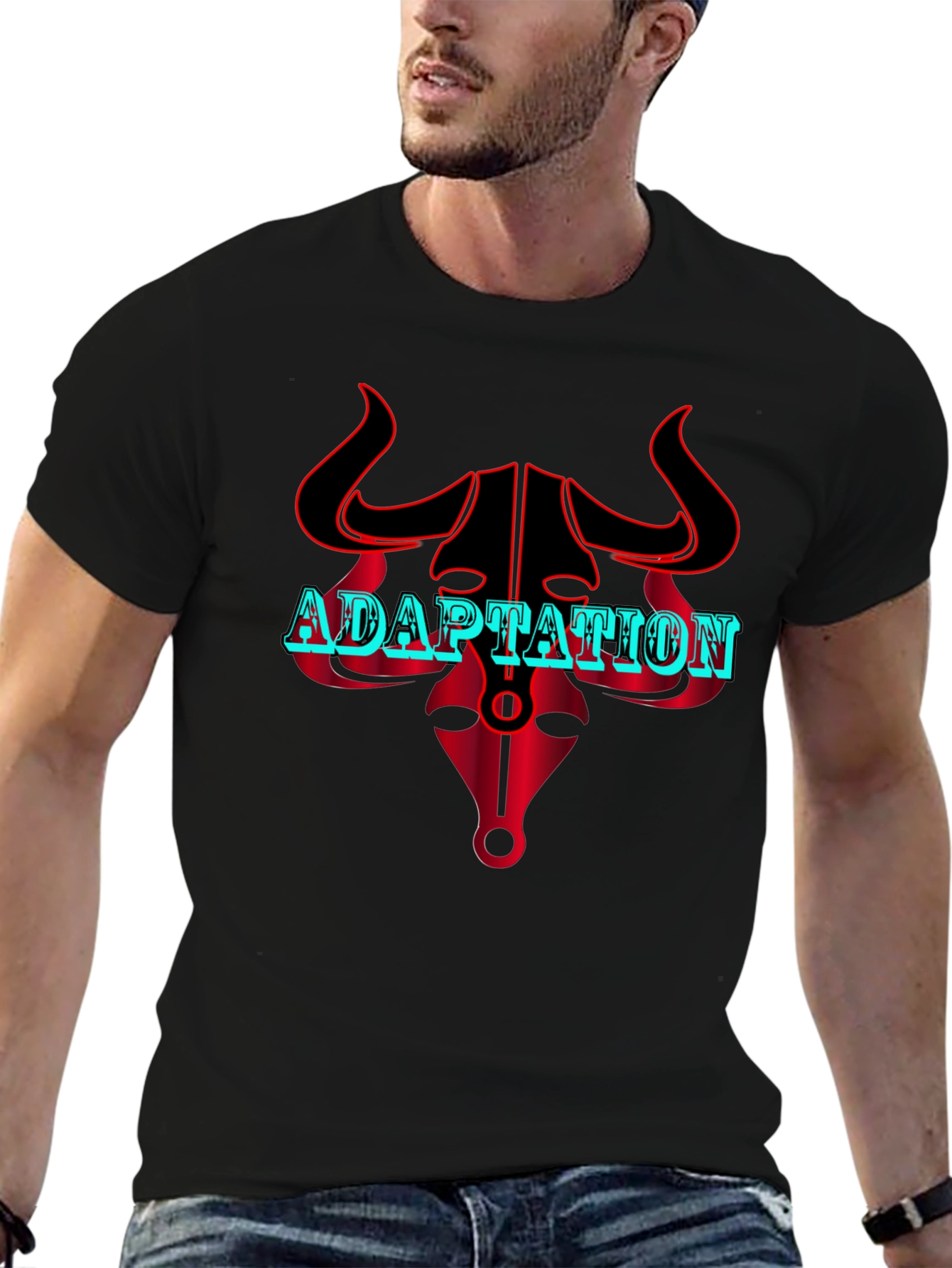Adaptation Bull Black T-Shirt