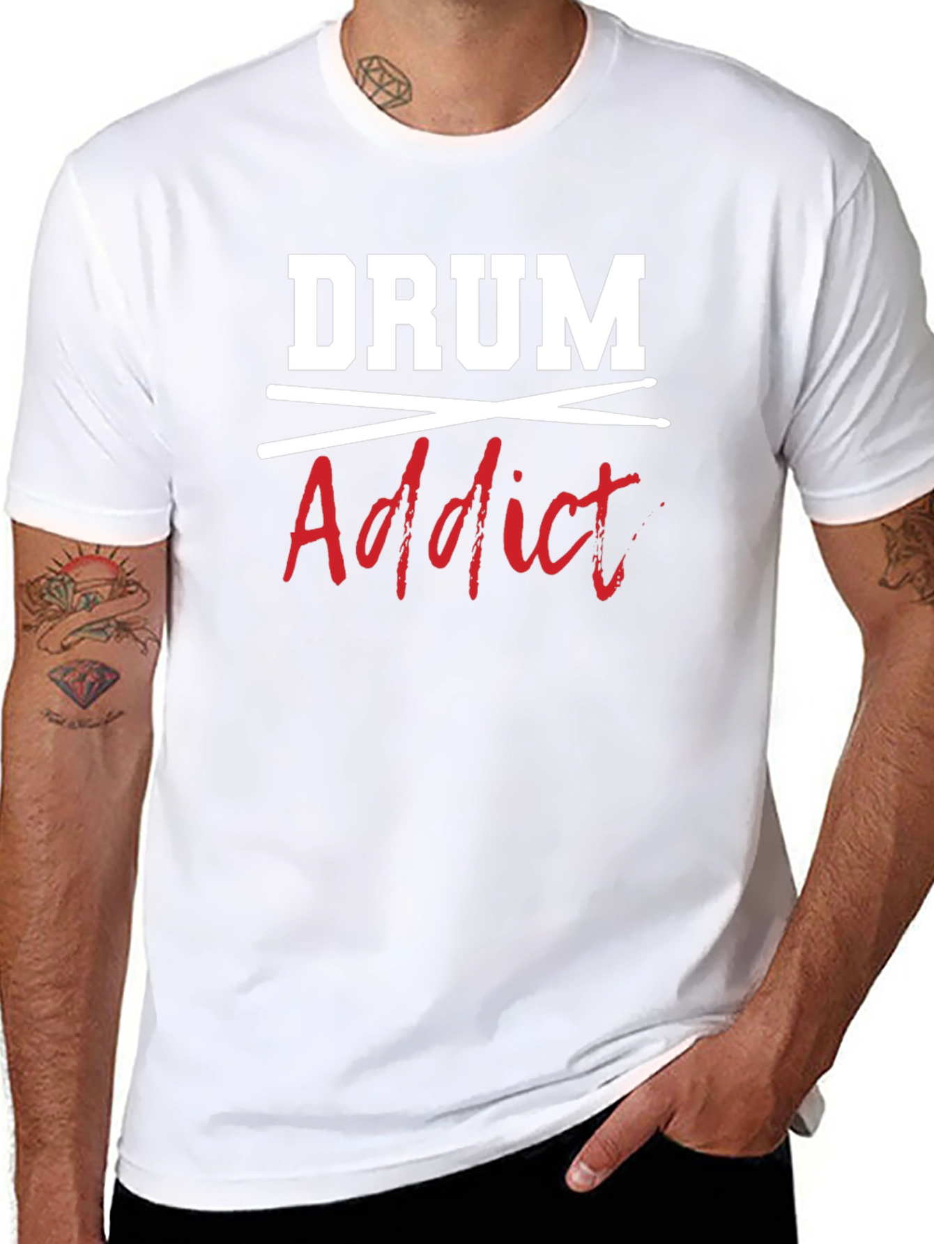 Drum Addict Graphic Tee