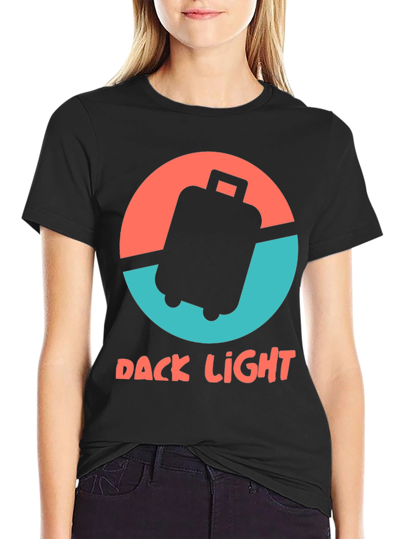Dack Light Suitcase Graphic Tee