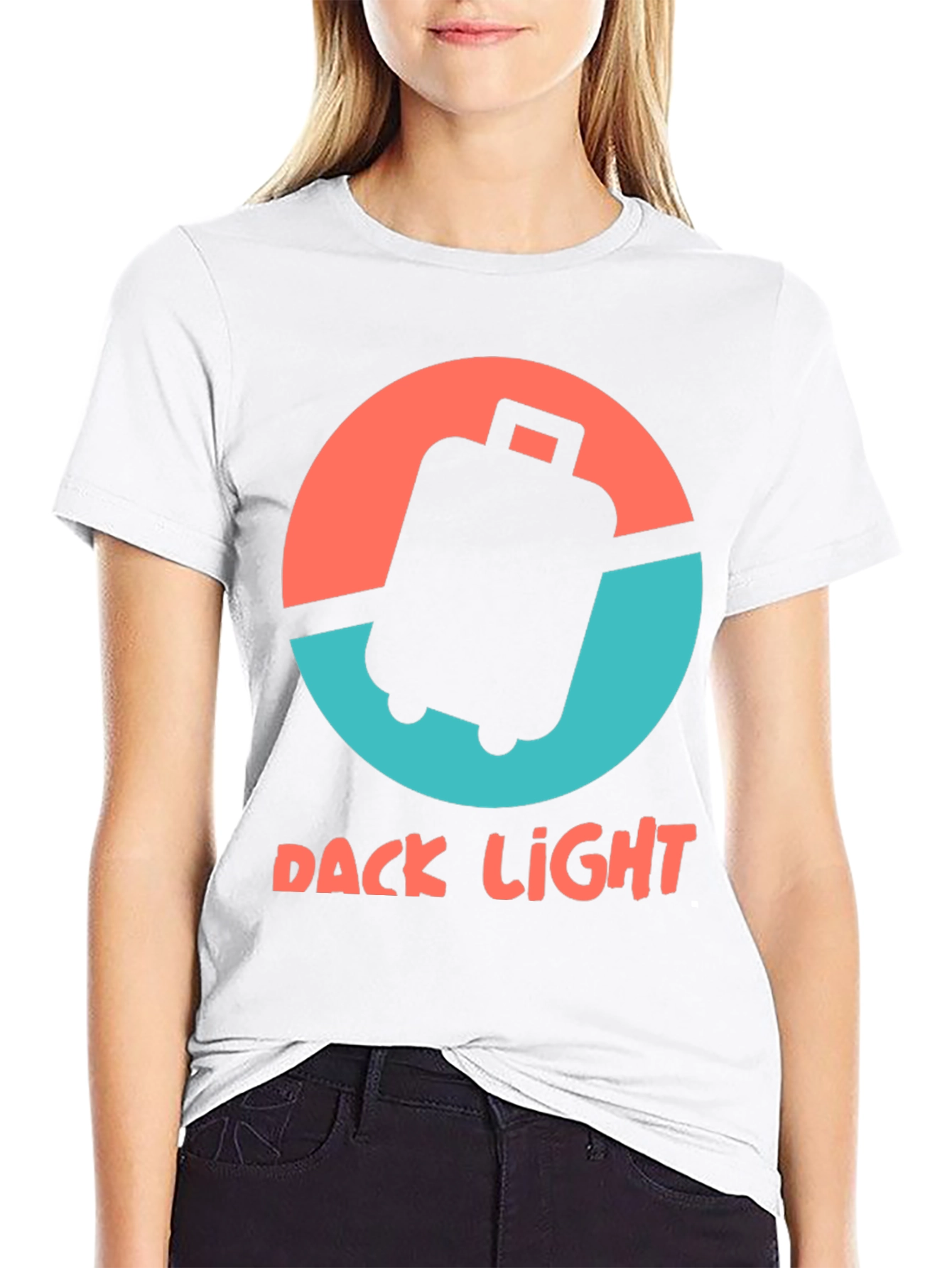 Dack Light Suitcase Graphic Tee