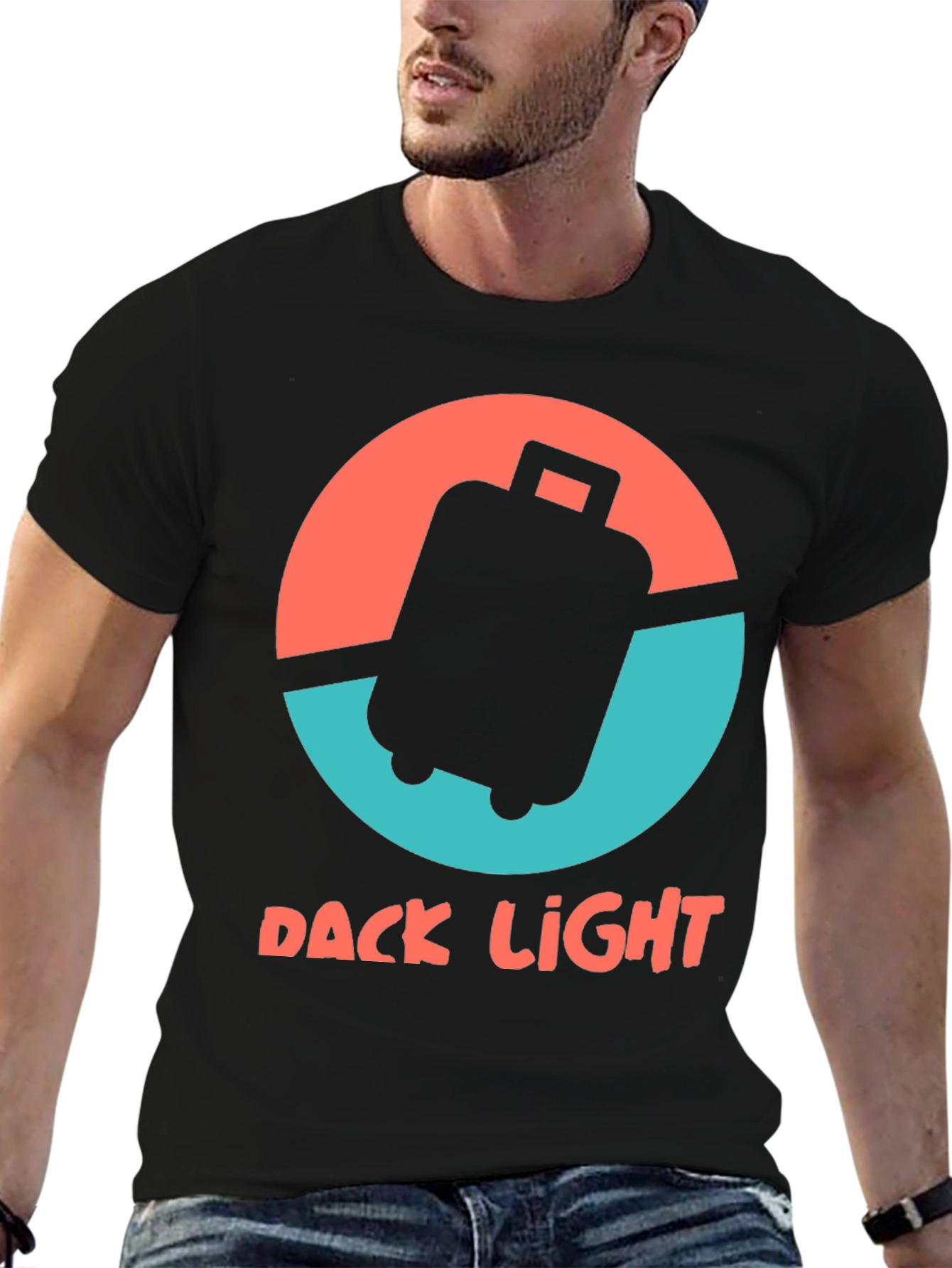 Dack Light Suitcase Graphic Tee