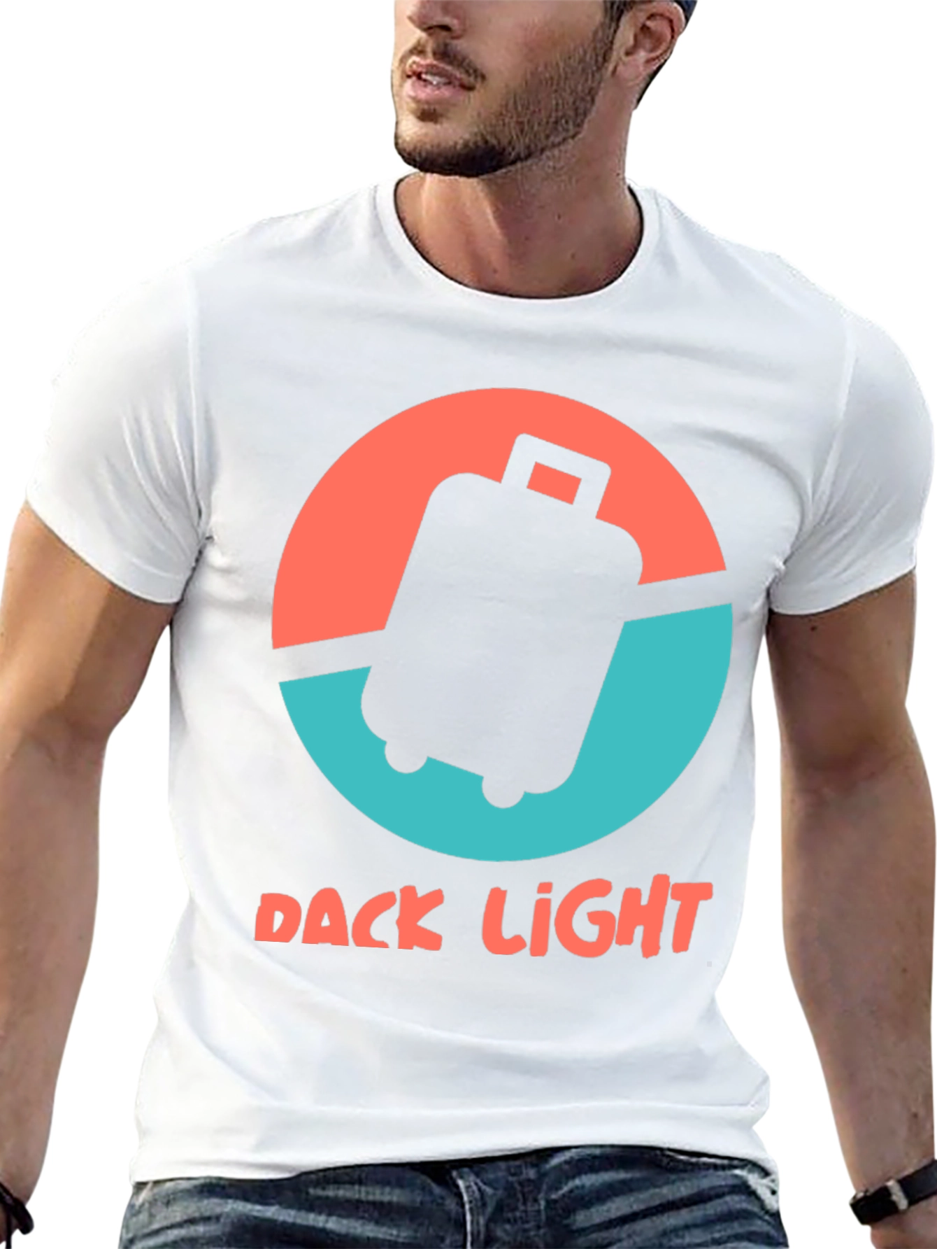 Dack Light Suitcase Graphic Tee