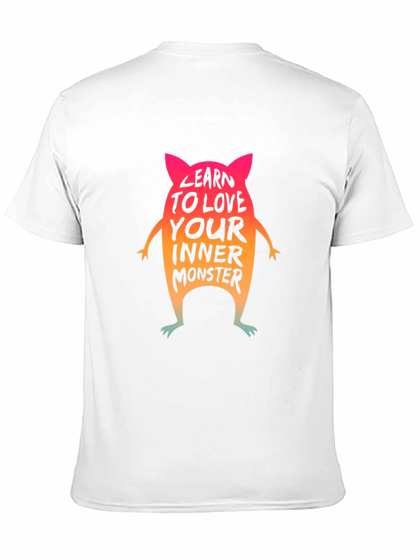 Learn to Love Your Inner Monster Black T-Shirt