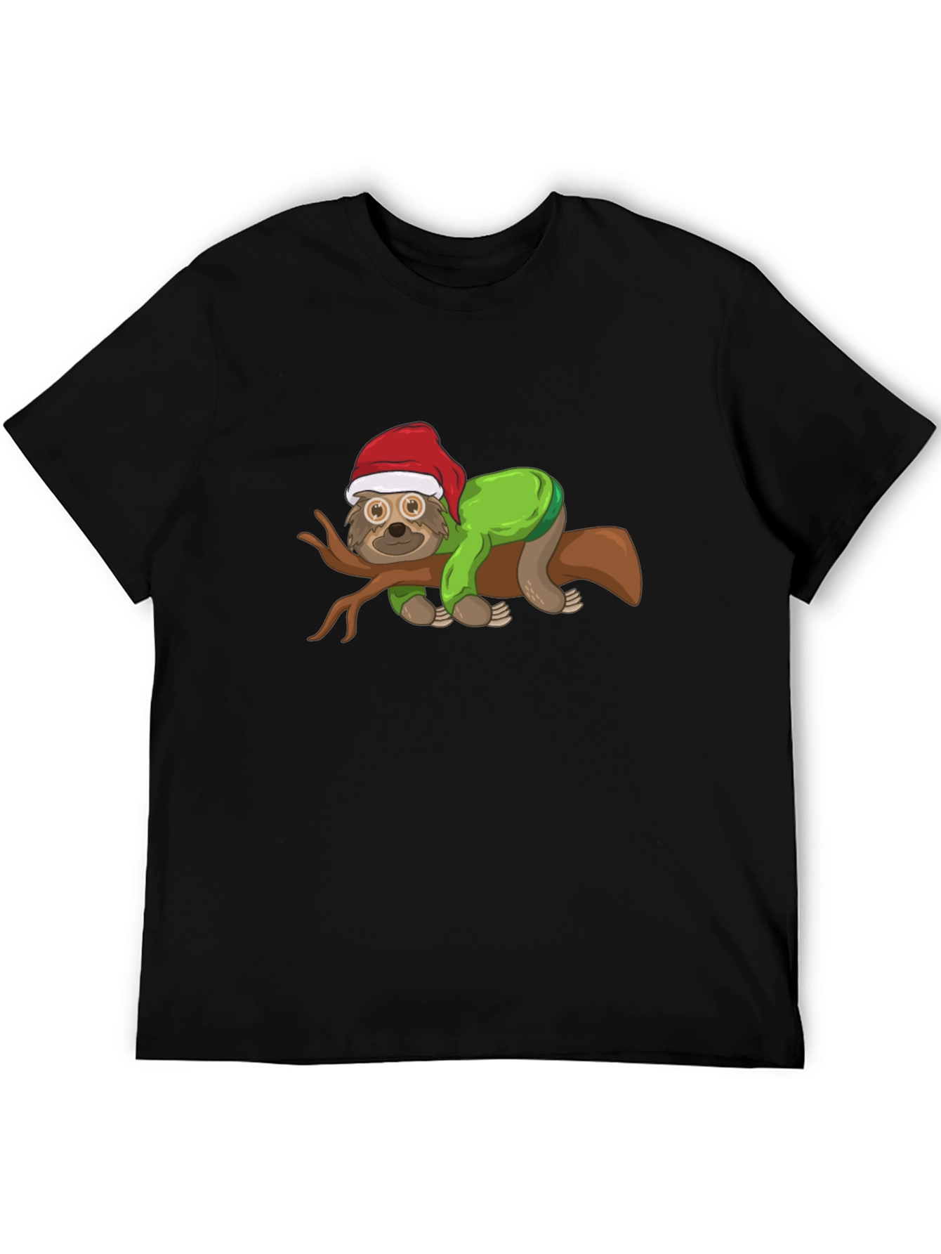 Festive Sloth T-Shirt: Holiday Cheer