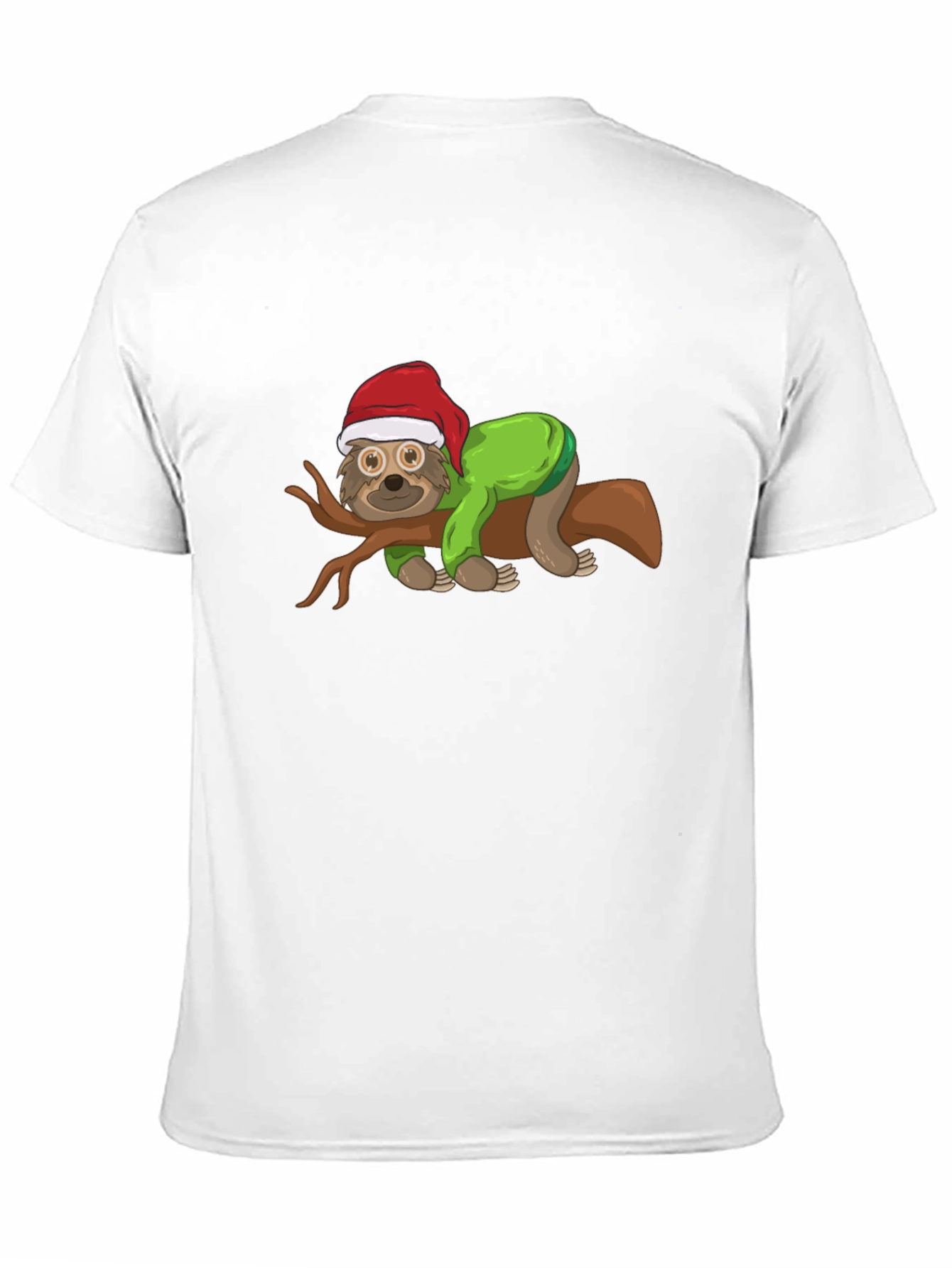 Festive Sloth T-Shirt: Holiday Cheer