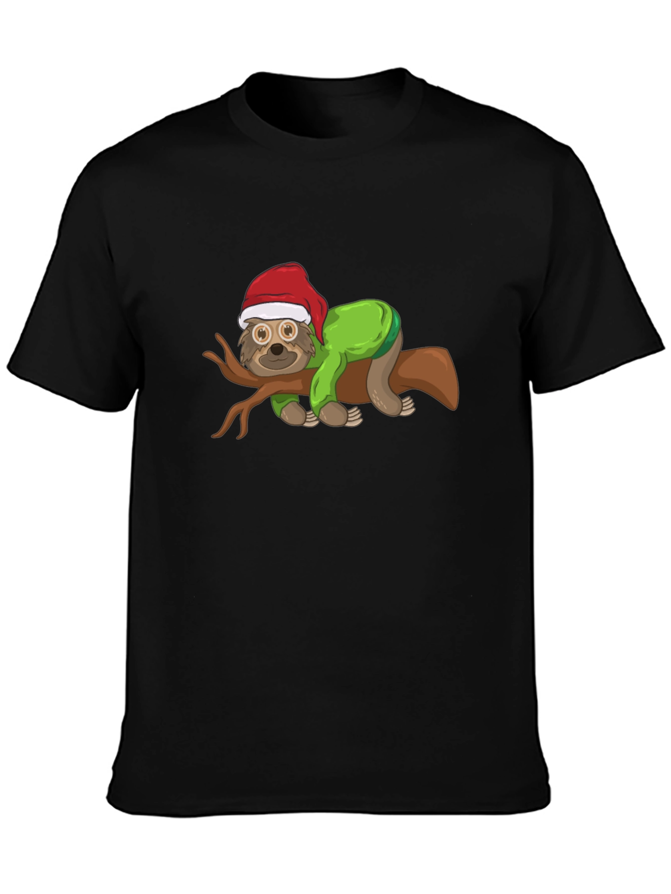 Festive Sloth T-Shirt: Holiday Cheer