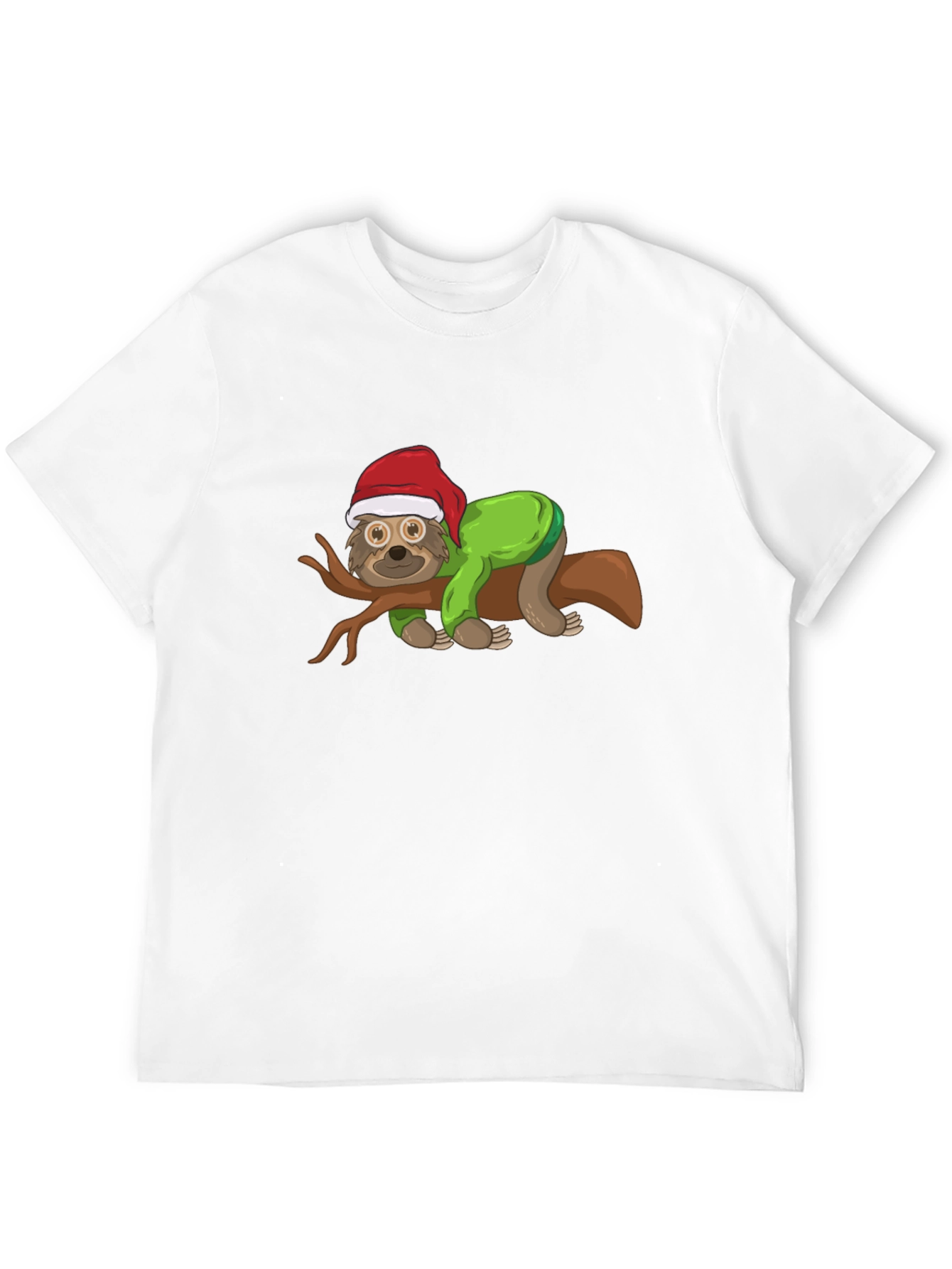 Festive Sloth T-Shirt: Holiday Cheer