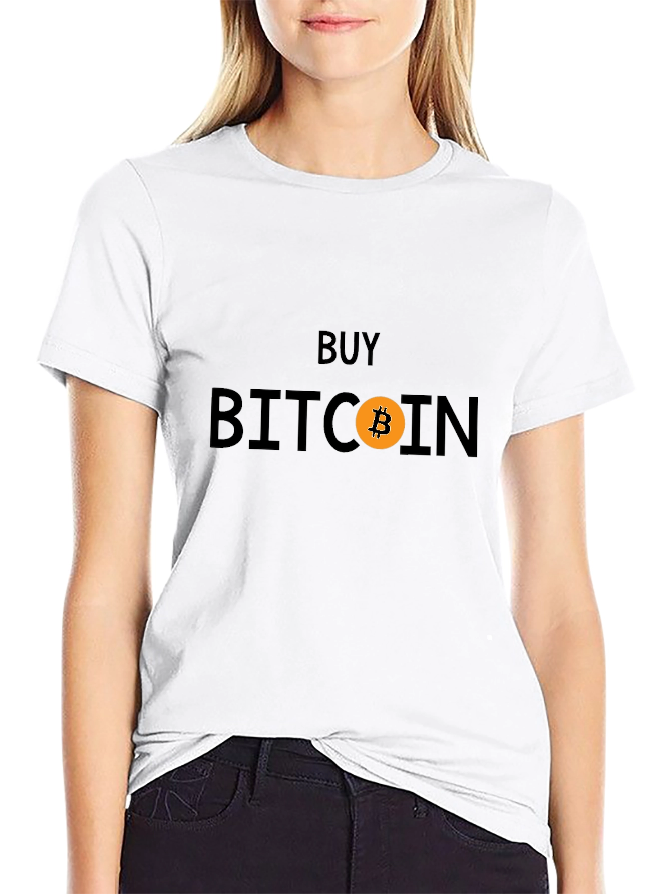 Buy Bitcoin T-Shirt - Crypto Tee - Bitcoin Logo