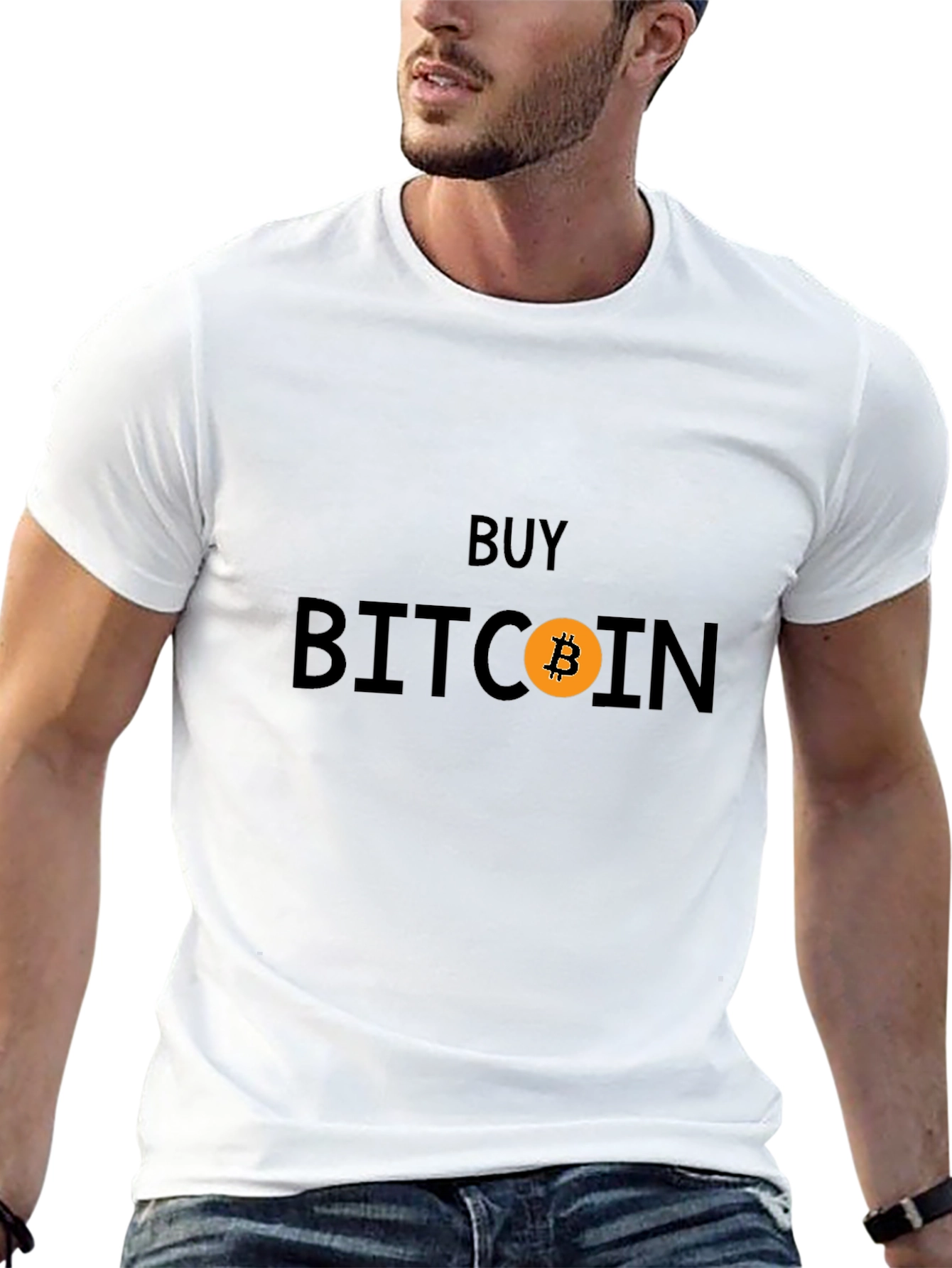 Buy Bitcoin T-Shirt - Crypto Tee - Bitcoin Logo