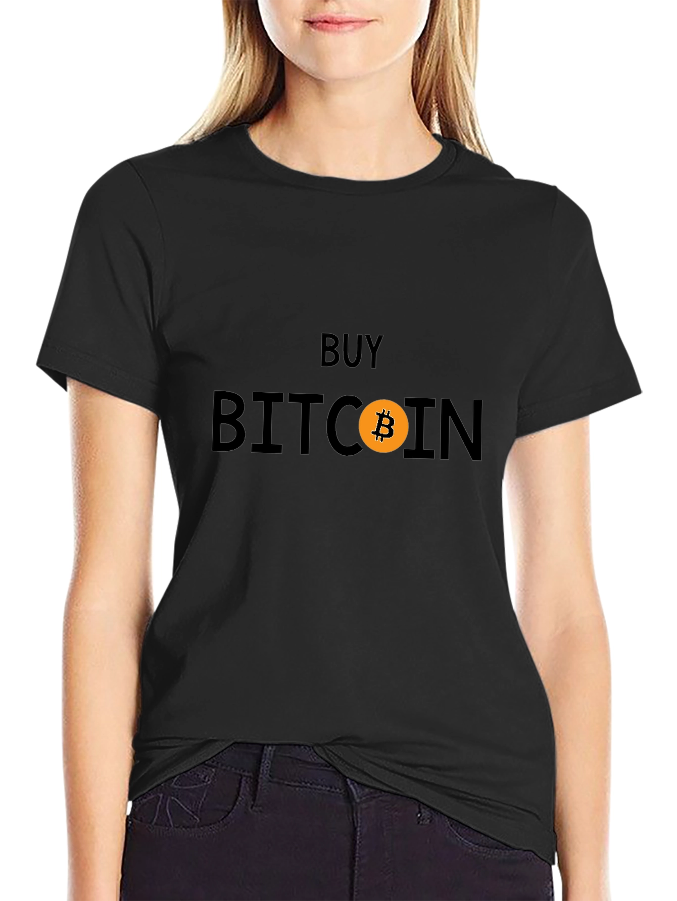 Buy Bitcoin T-Shirt - Crypto Tee - Bitcoin Logo