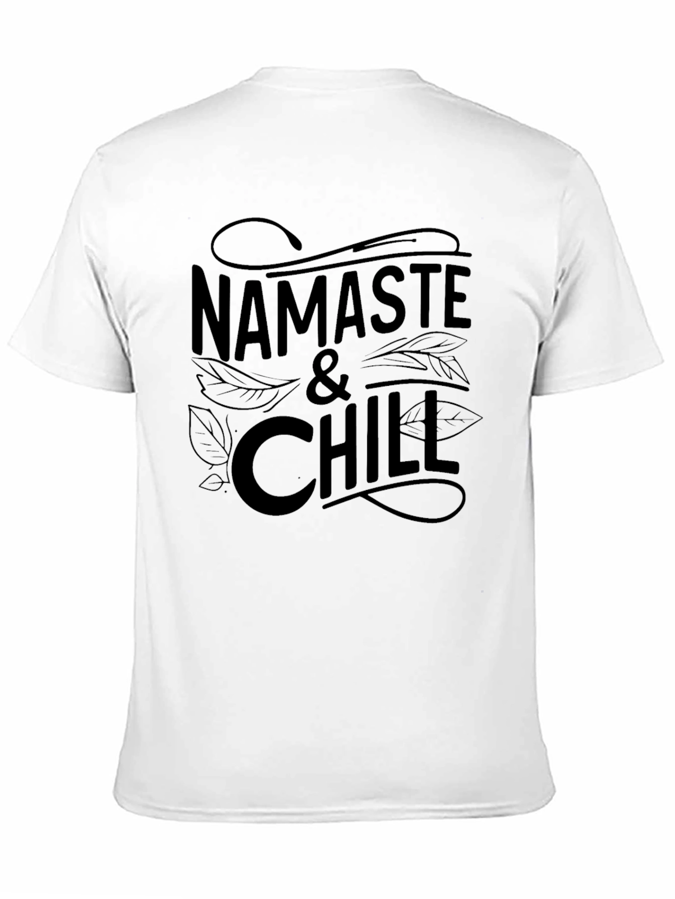 Namaste & Chill Graphic Tee - Relaxed Yoga Shirt