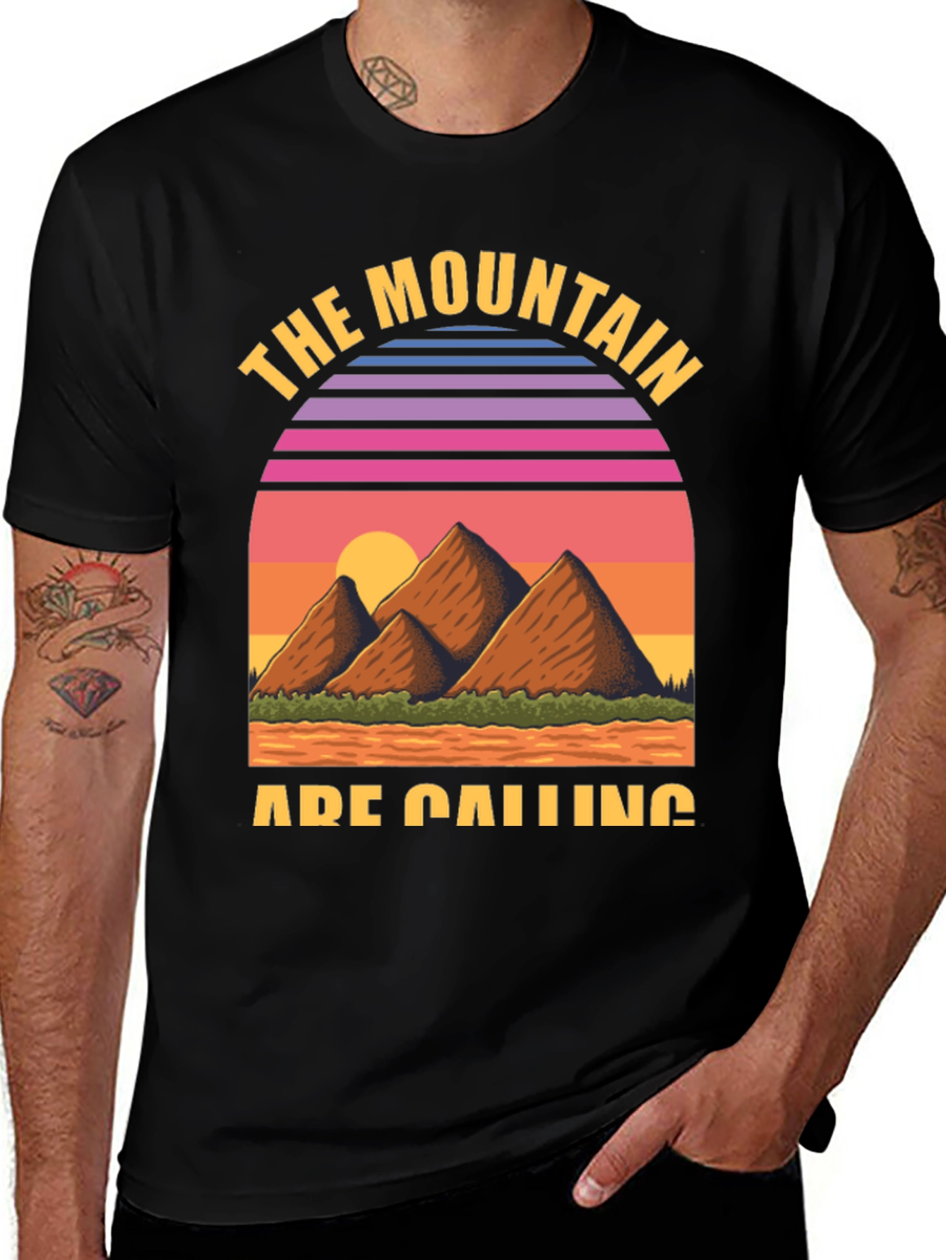 The Mountain is Calling Graphic Tee