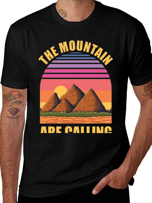 The Mountain is Calling Graphic Tee