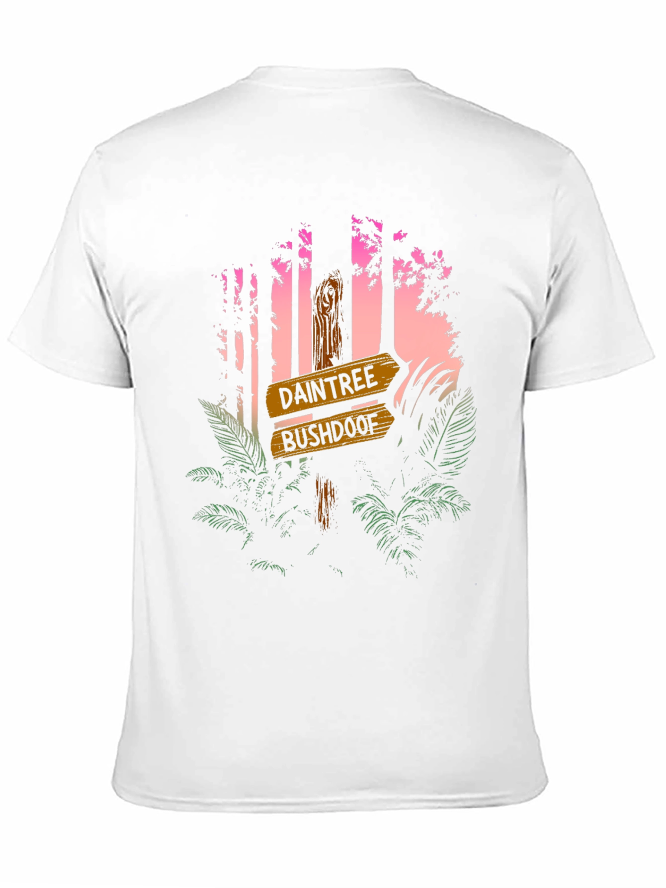Daintree Bushdoof Graphic Tee - Tropical Forest Design