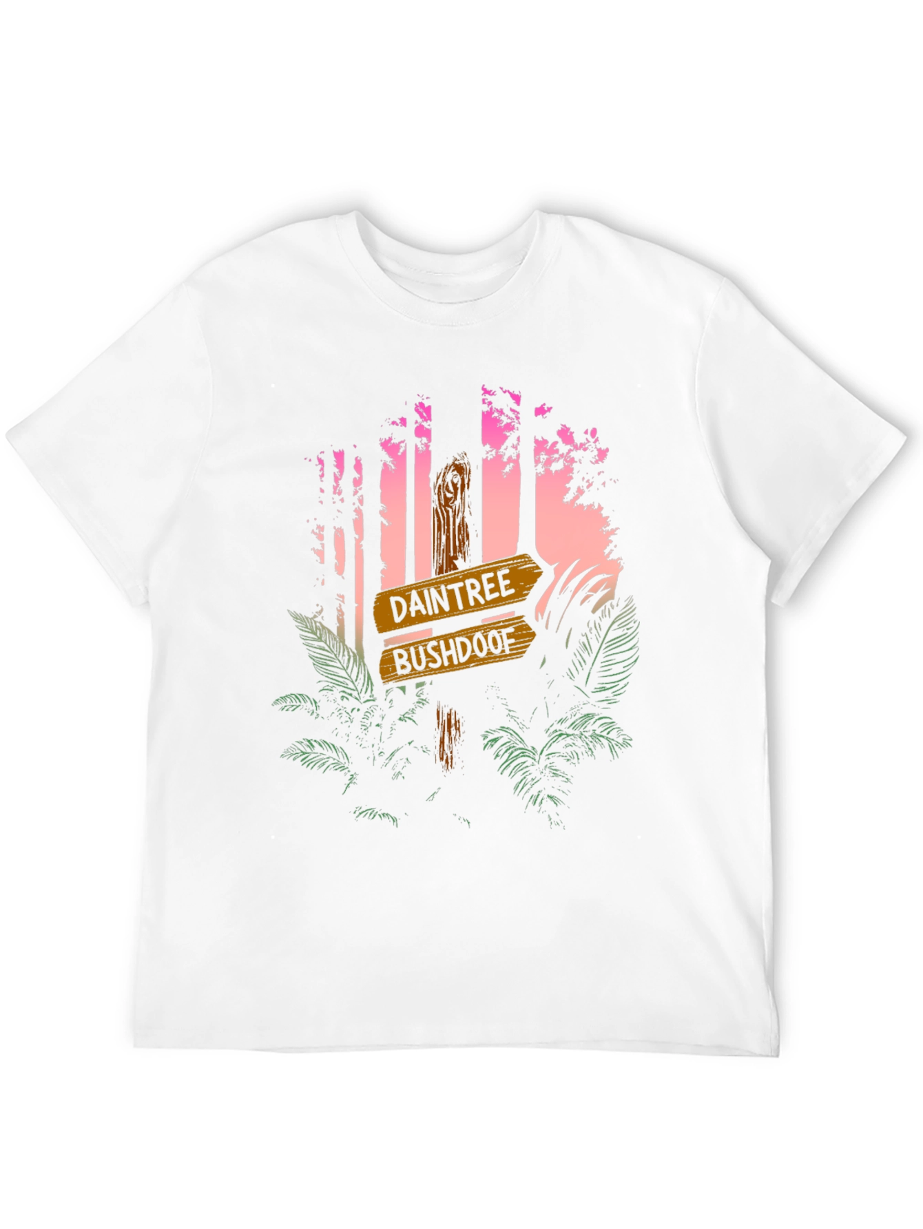 Daintree Bushdoof Graphic Tee - Tropical Forest Design