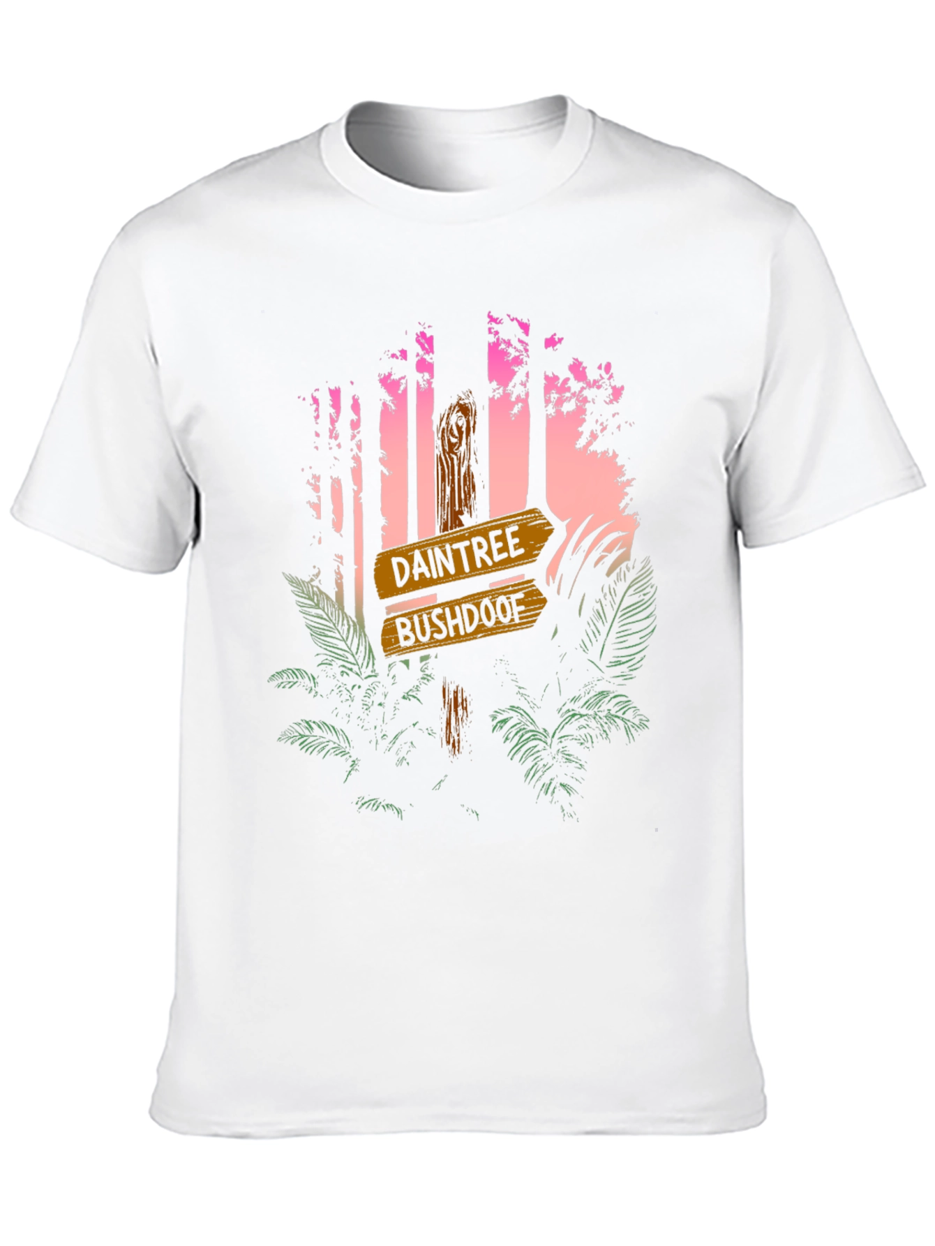 Daintree Bushdoof Graphic Tee - Tropical Forest Design