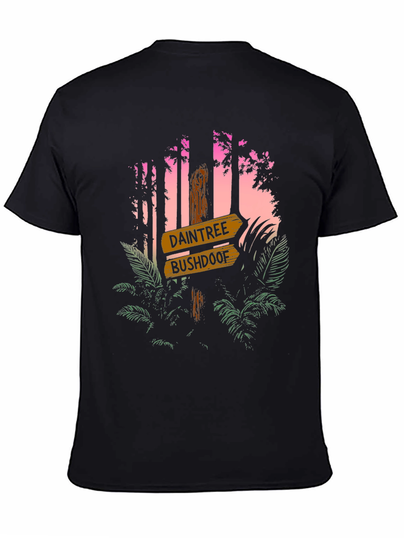 Daintree Bushdoof Graphic Tee - Tropical Forest Design