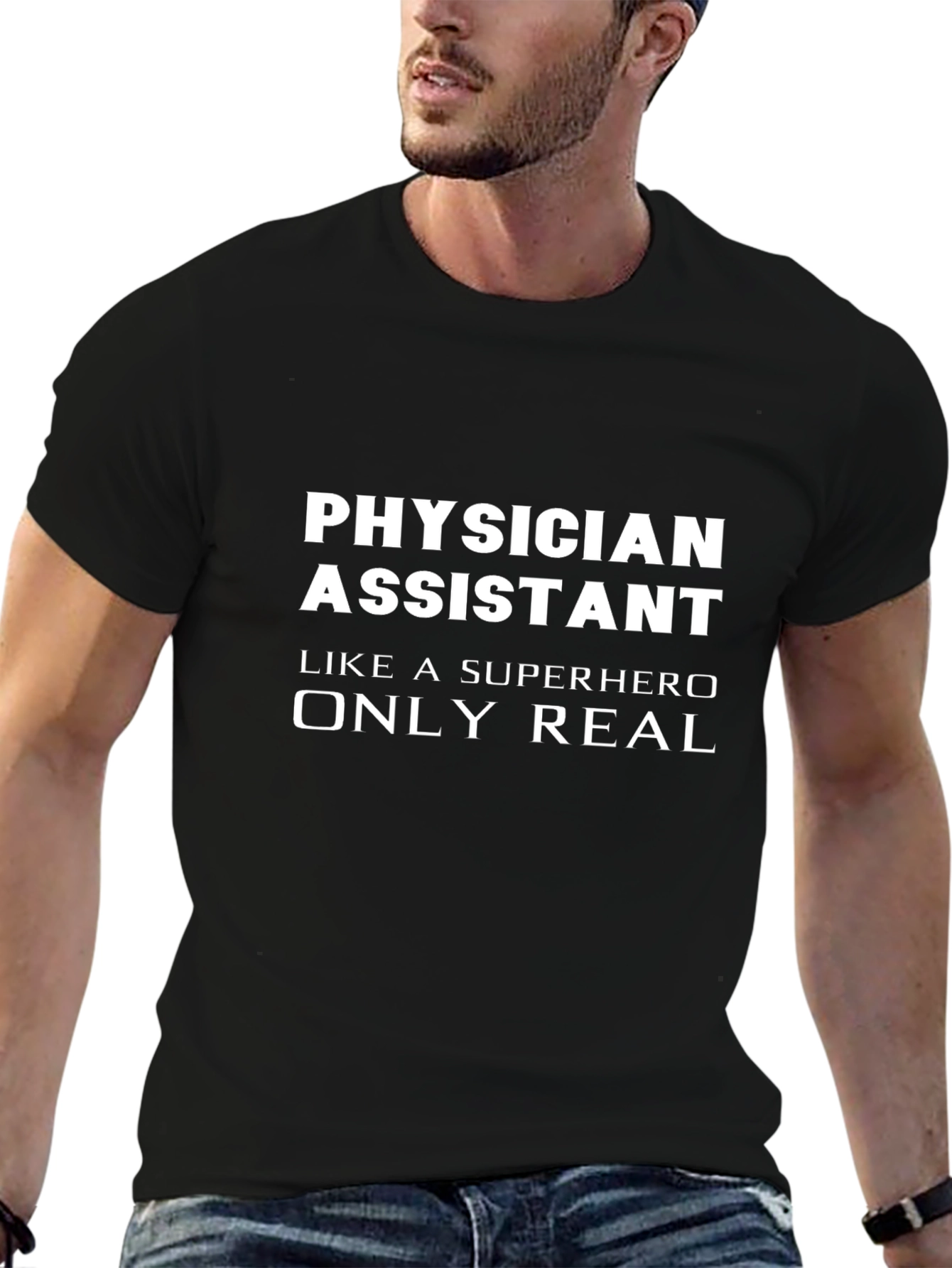 Physician Assistant Superhero Graphic T-Shirt