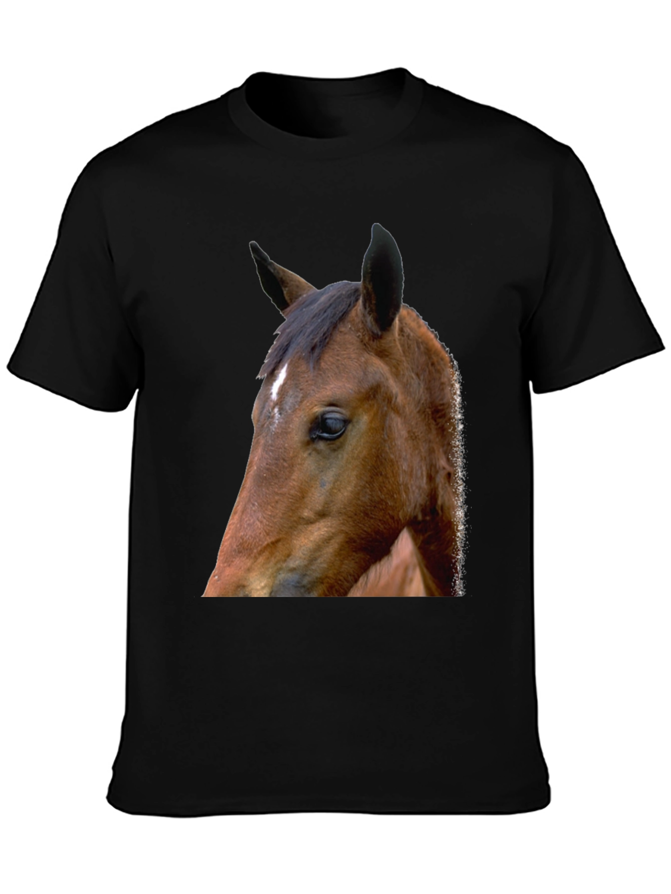Horse Graphic Tee - Unisex Black T-Shirt