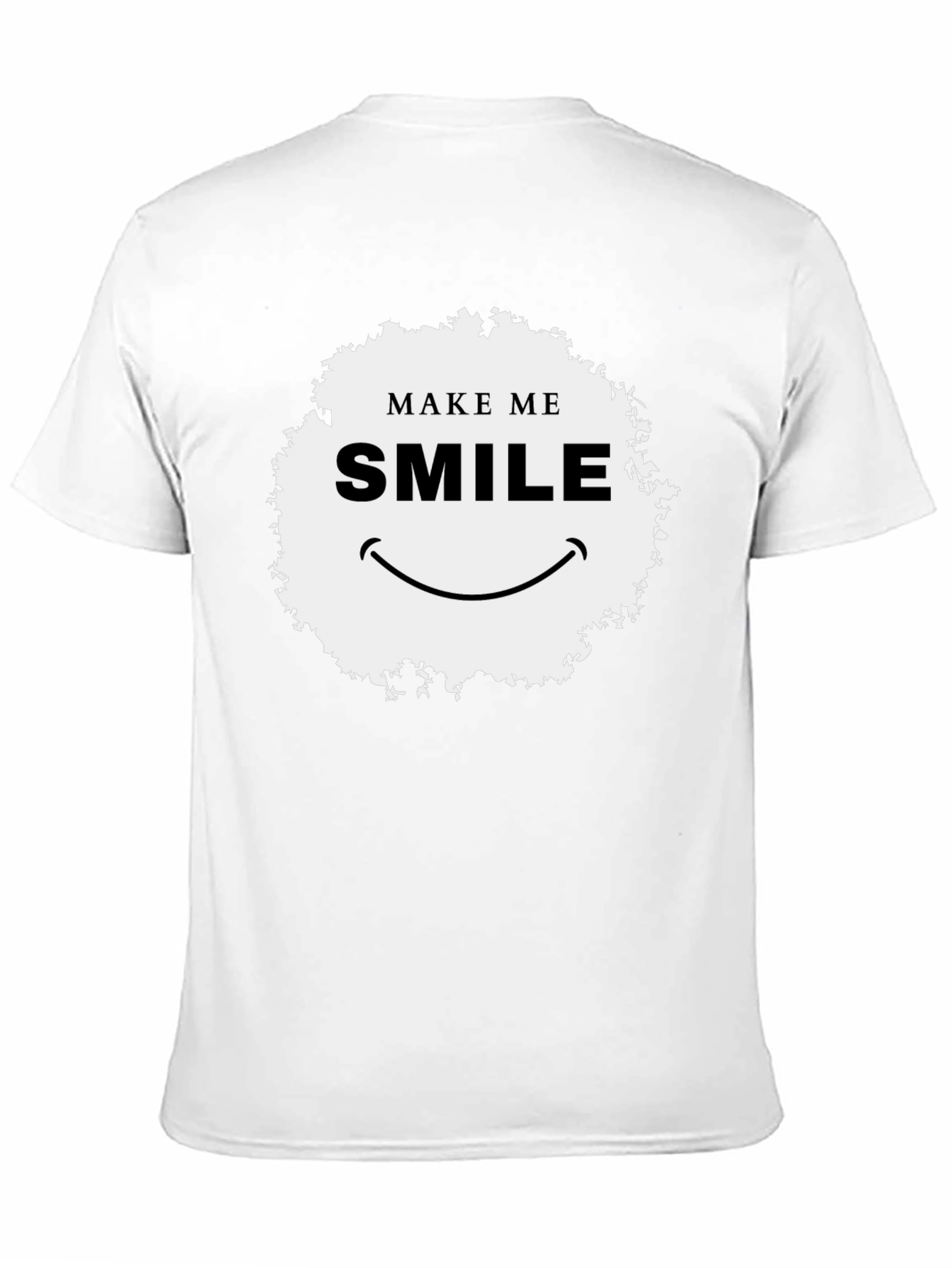 Make Me Smile Graphic T-Shirt - Black Classic Fit