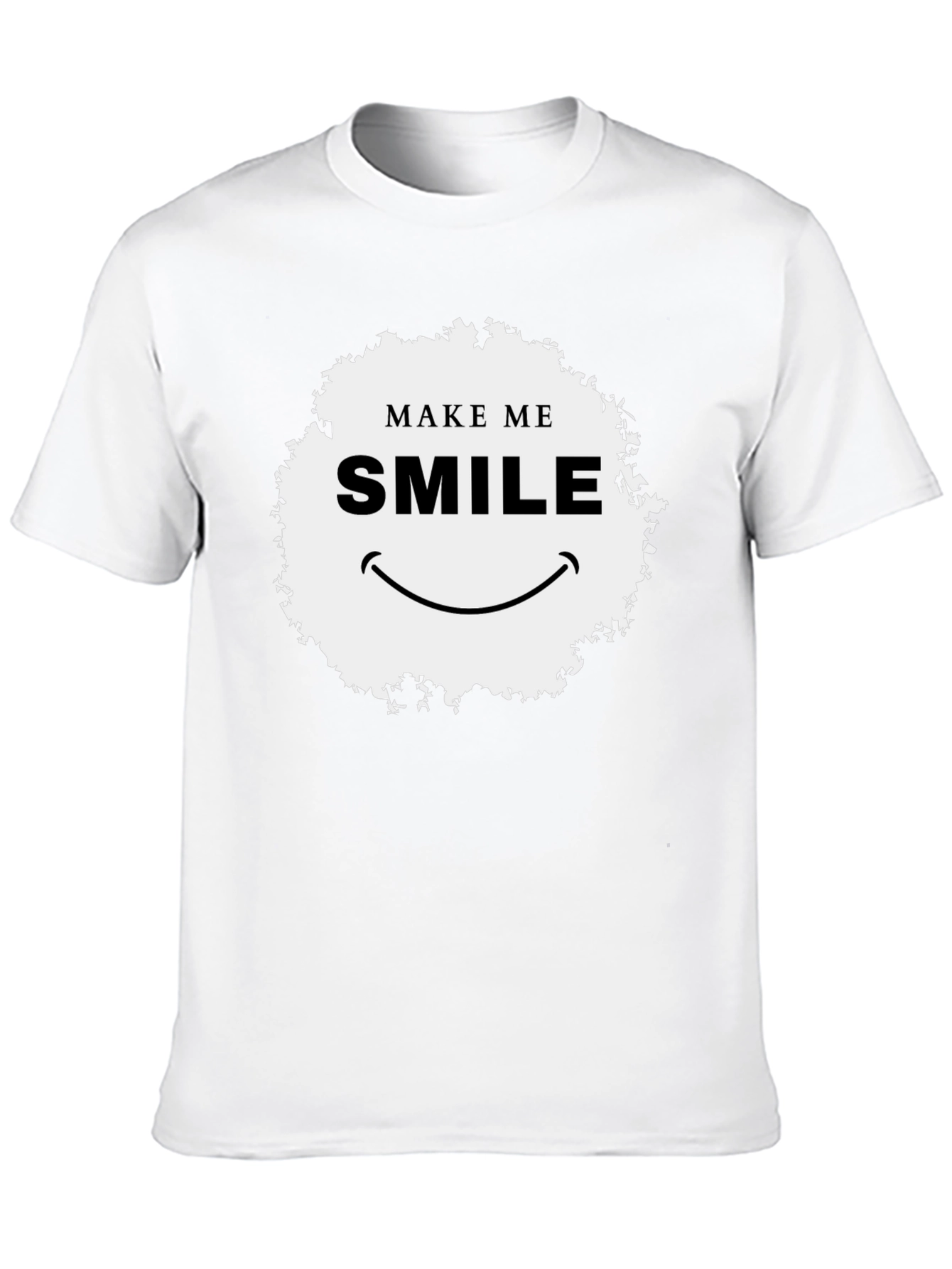 Make Me Smile Graphic T-Shirt - Black Classic Fit