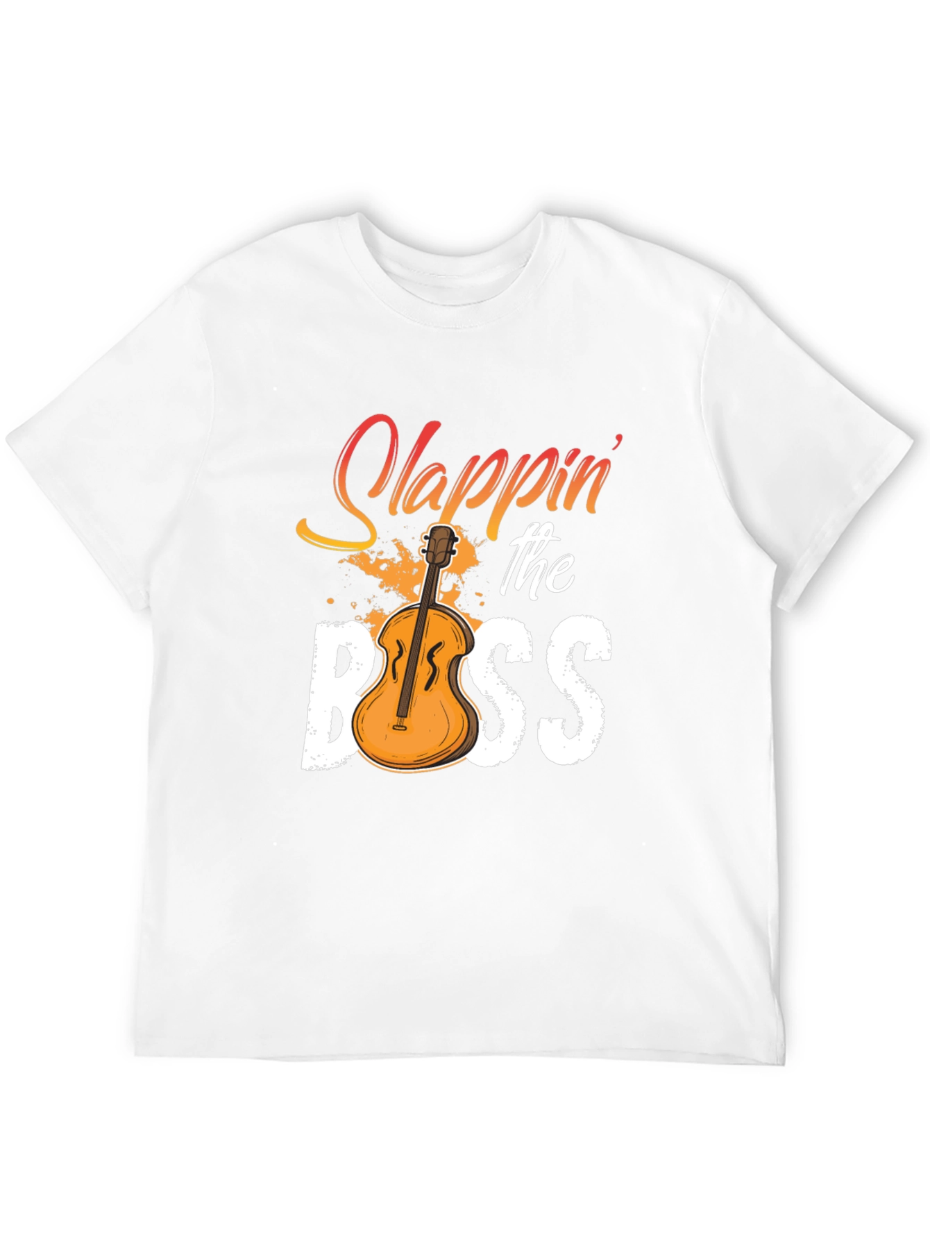 Slappin the Bass T-Shirt - Musician Novelty Tee