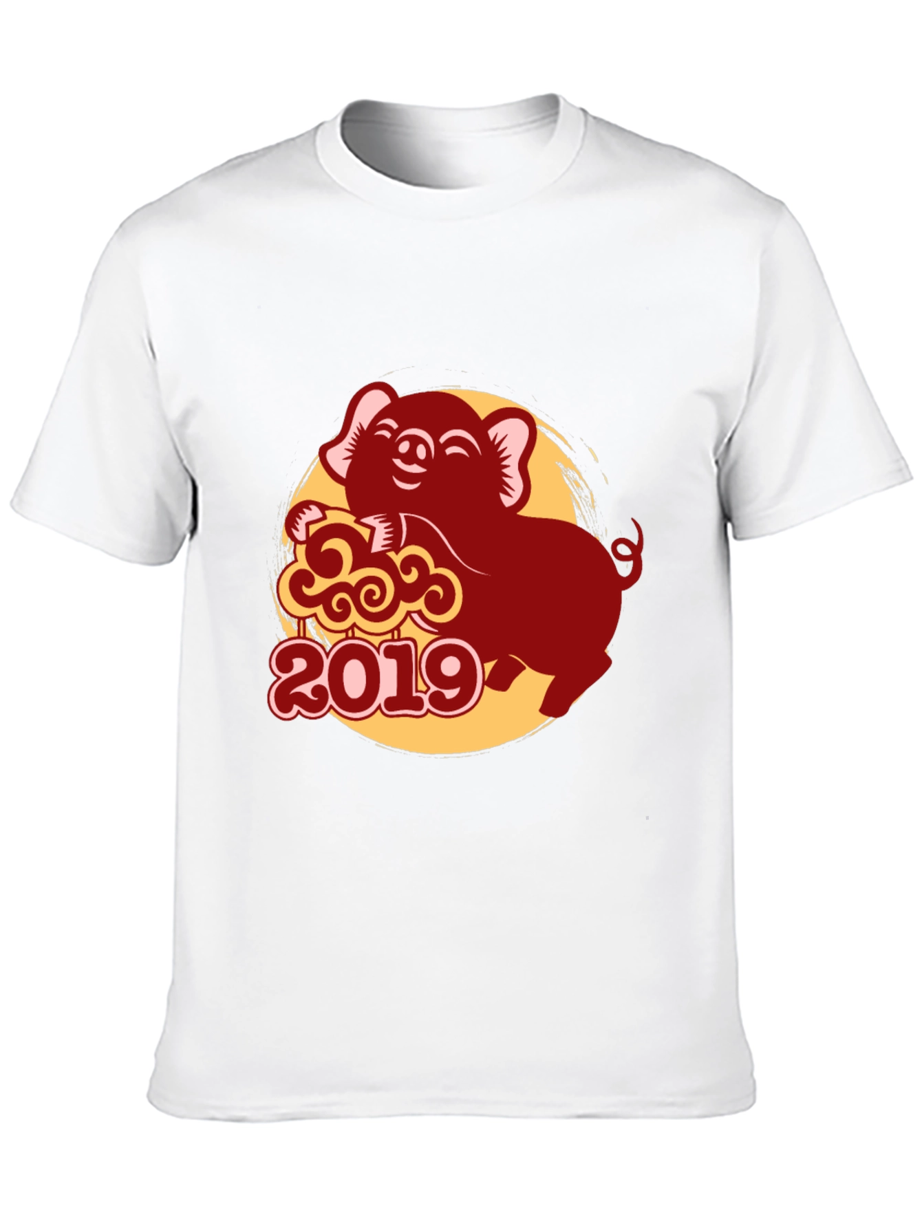 2019 Year of the Pig Black T-Shirt