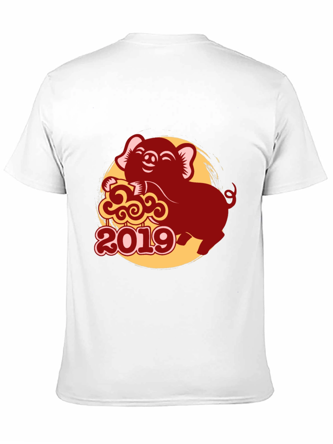 2019 Year of the Pig Black T-Shirt
