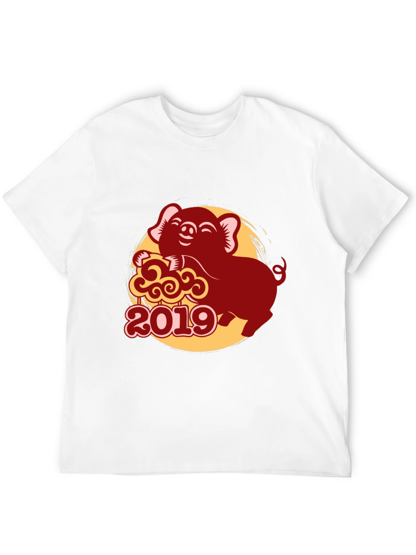 2019 Year of the Pig Black T-Shirt