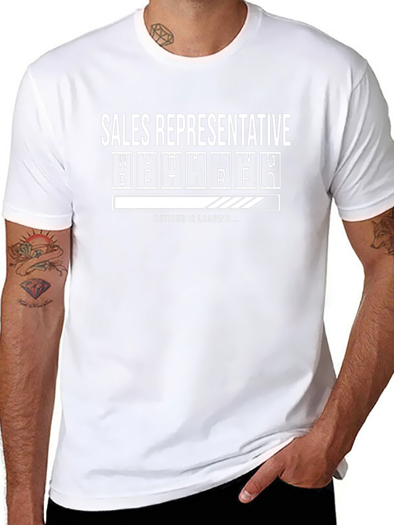 Sales Representative Retired Loading T-Shirt