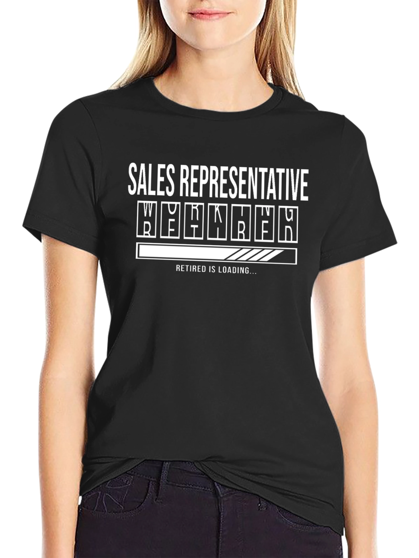 Sales Representative Retired Loading T-Shirt