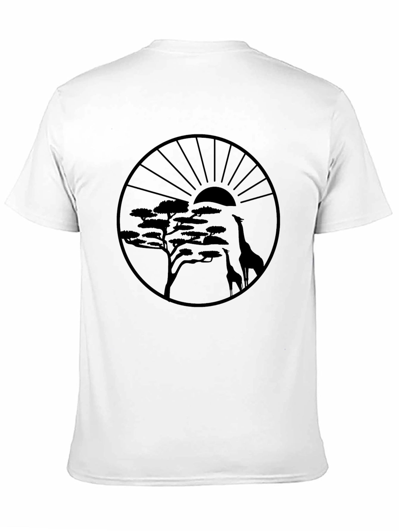 Savanna Sunset Graphic Tee - Black