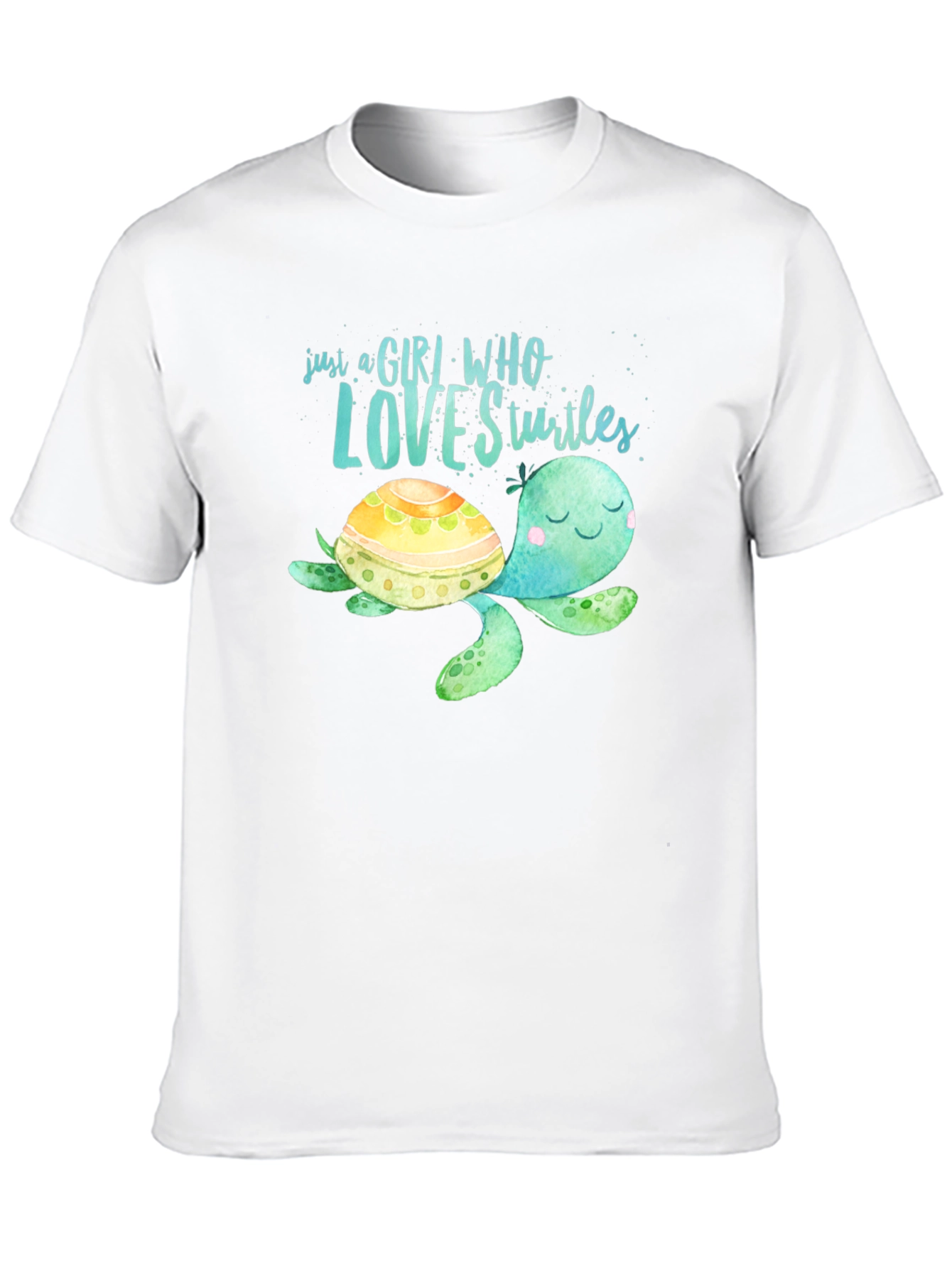 Girl Who Loves Turtles Graphic Tee