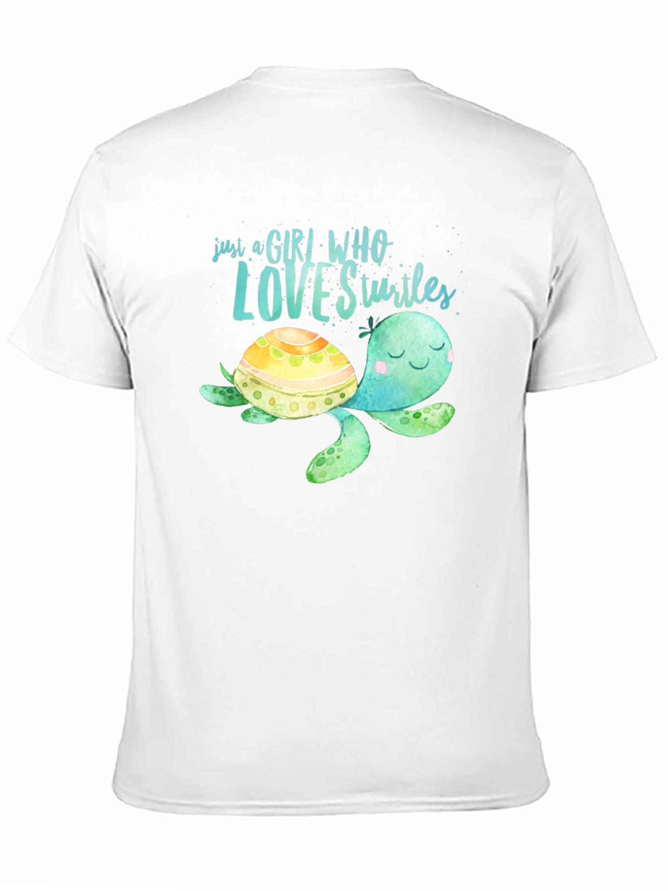 Girl Who Loves Turtles Graphic Tee