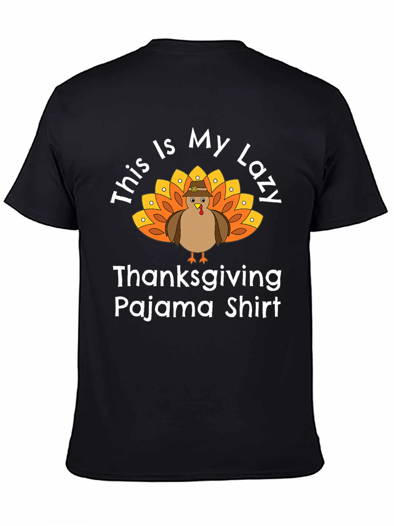 Thanksgiving Pajama Shirt - Lazy Turkey