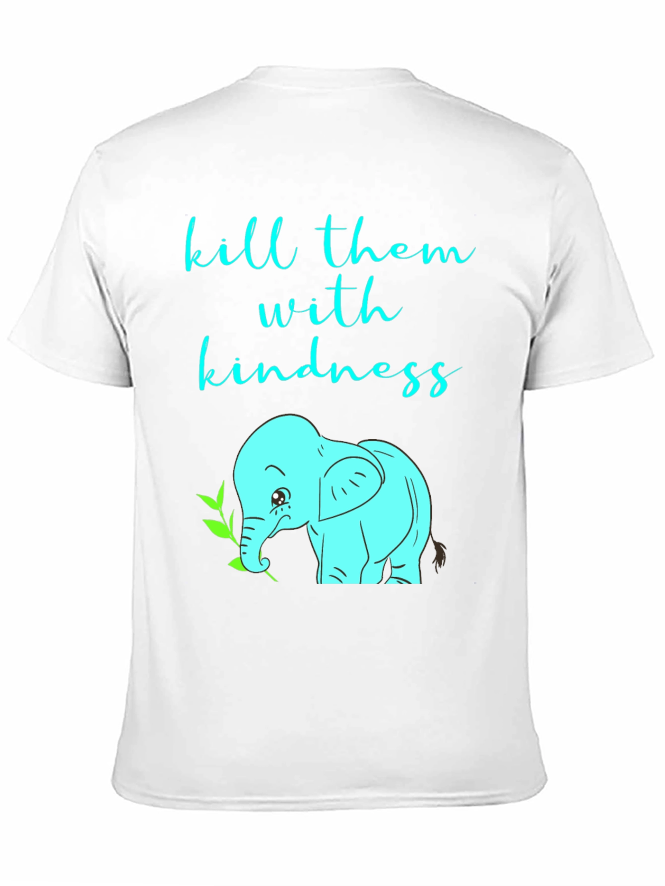 Kindness Elephant Graphic Tee - Unisex Soft Cotton T-Shirt