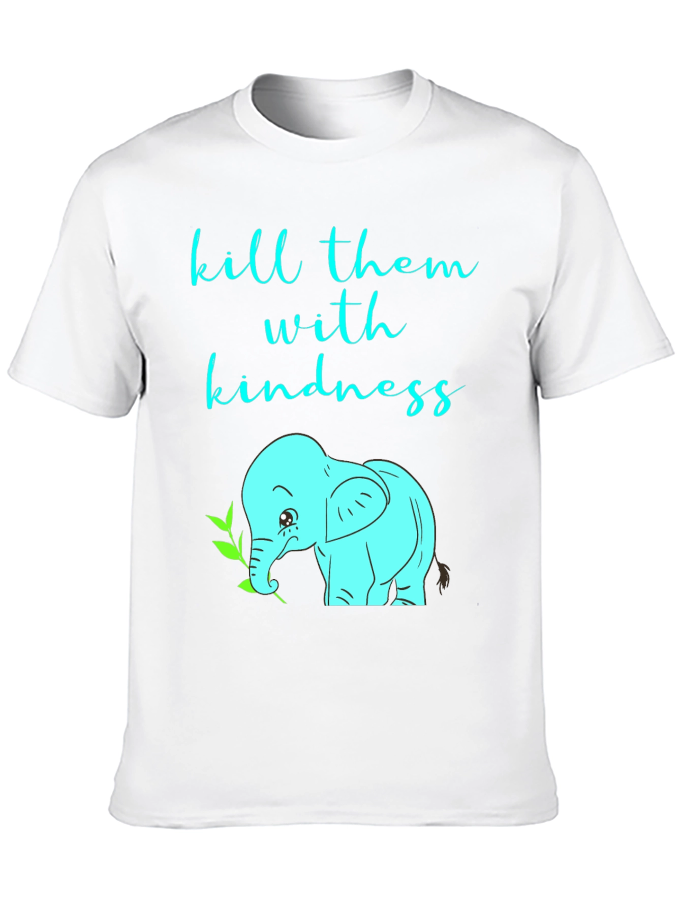 Kindness Elephant Graphic Tee - Unisex Soft Cotton T-Shirt