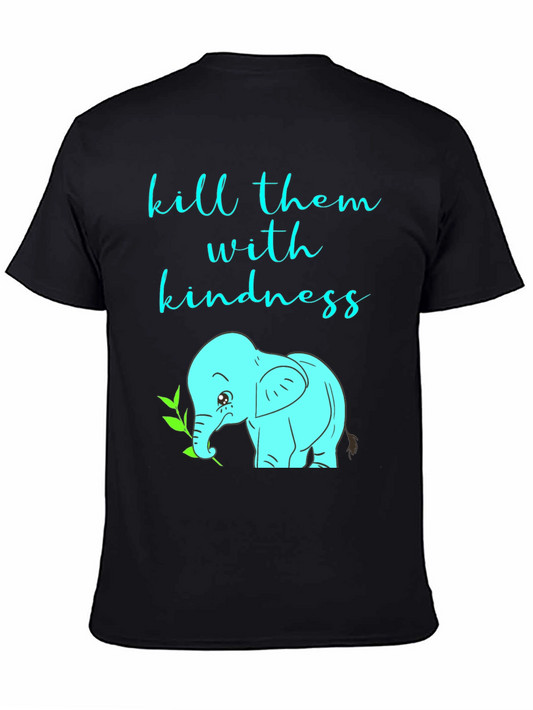 Kindness Elephant Graphic Tee - Unisex Soft Cotton T-Shirt