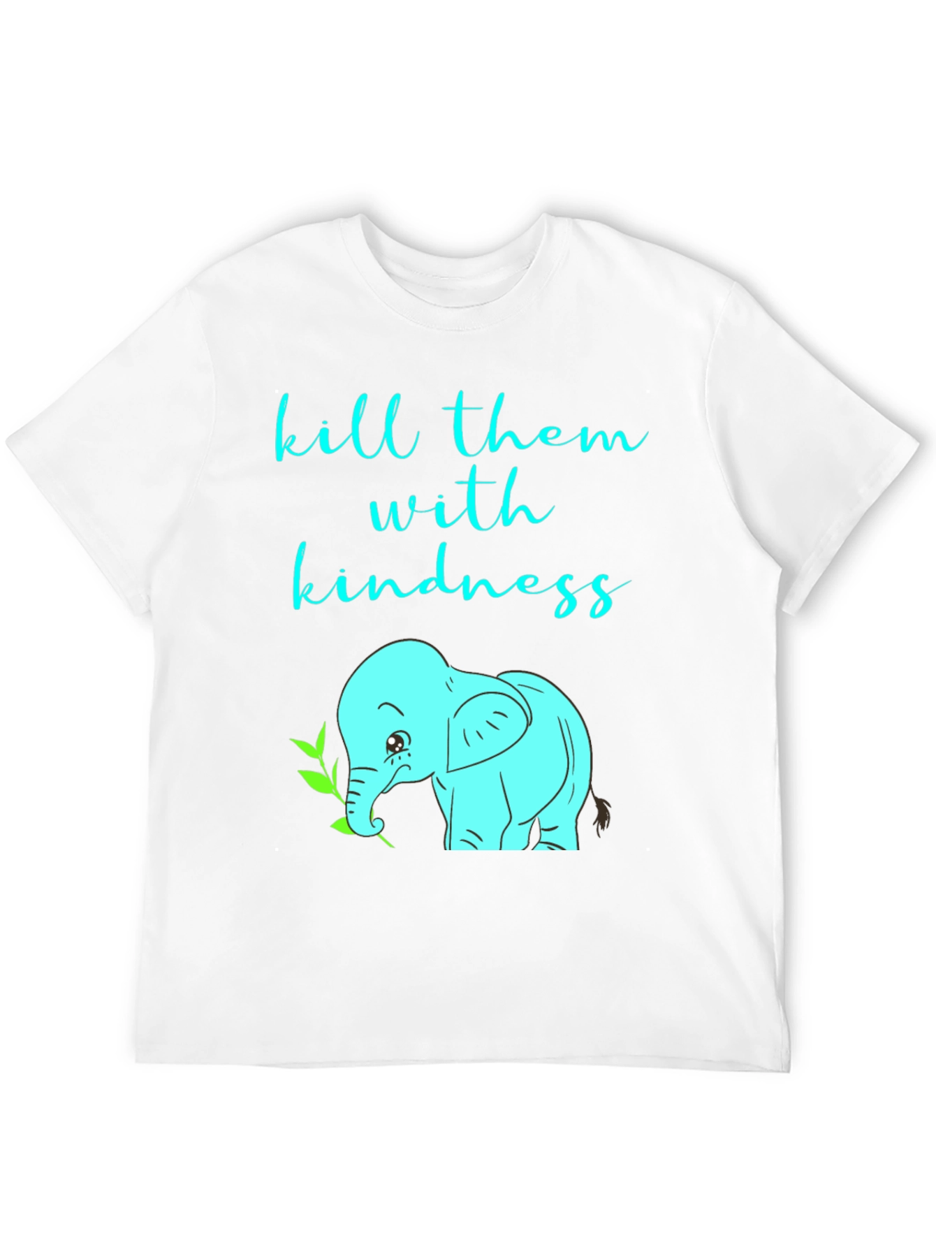 Kindness Elephant Graphic Tee - Unisex Soft Cotton T-Shirt