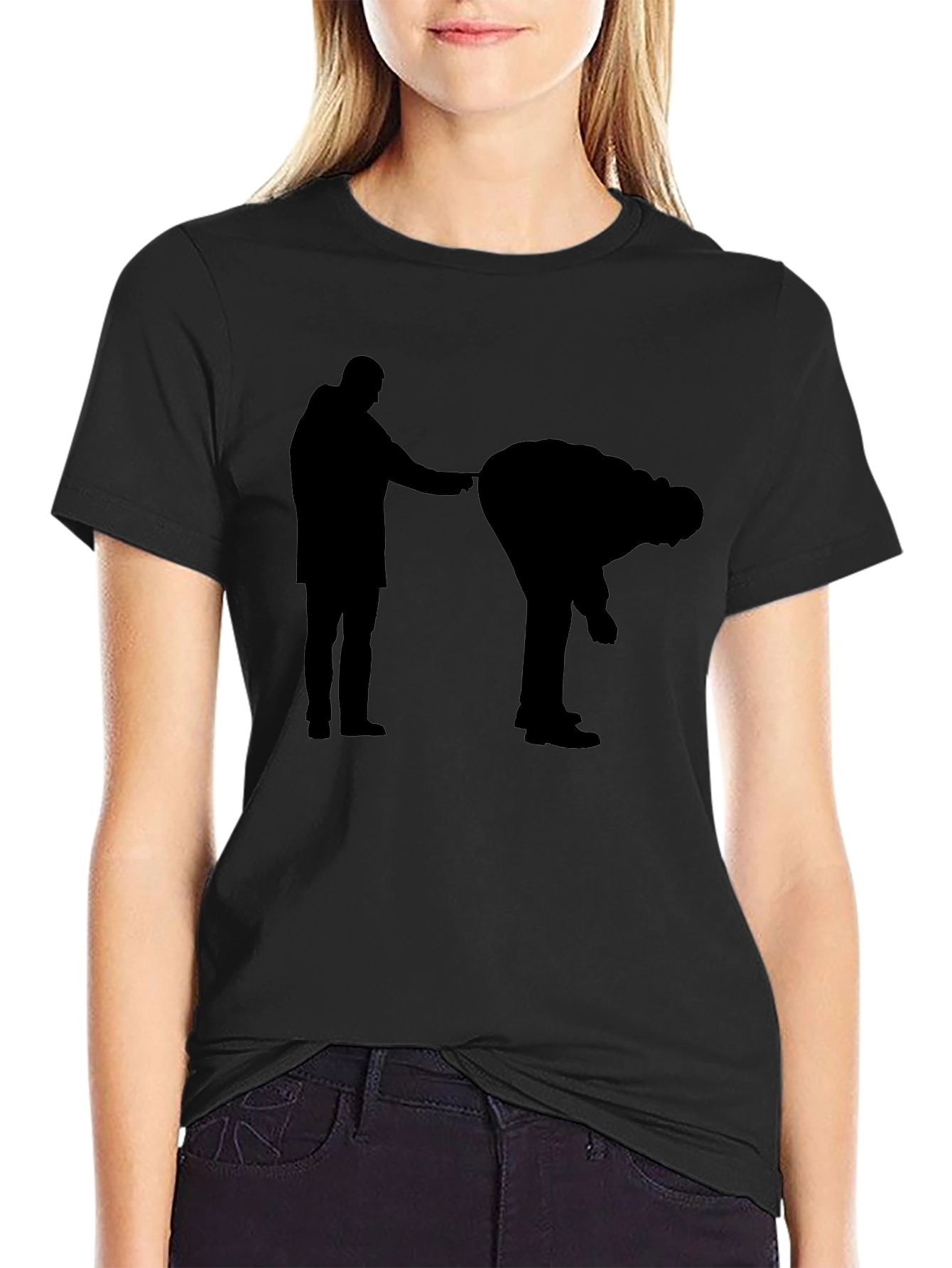 Funny Black Silhouette T-Shirt