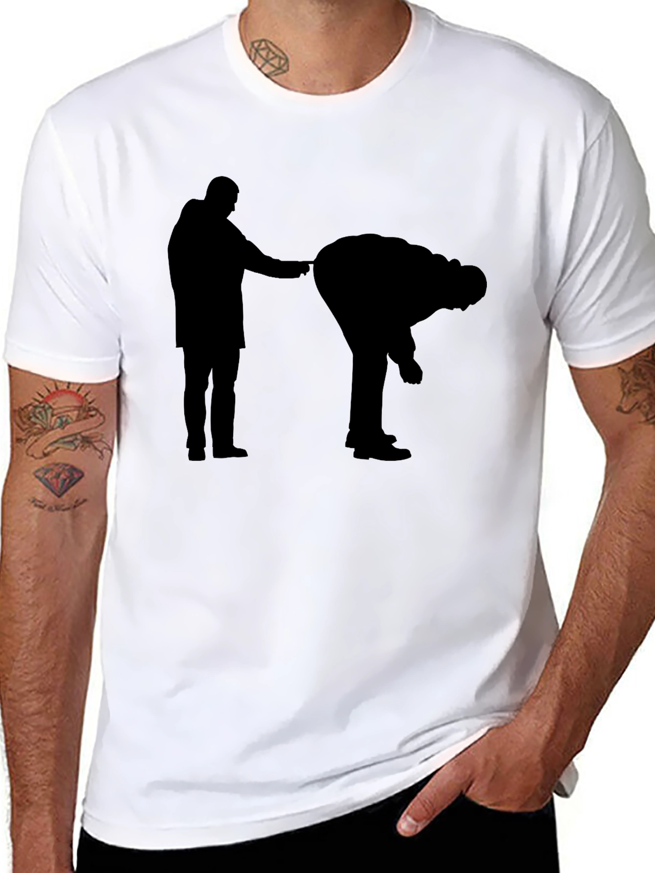 Funny Black Silhouette T-Shirt