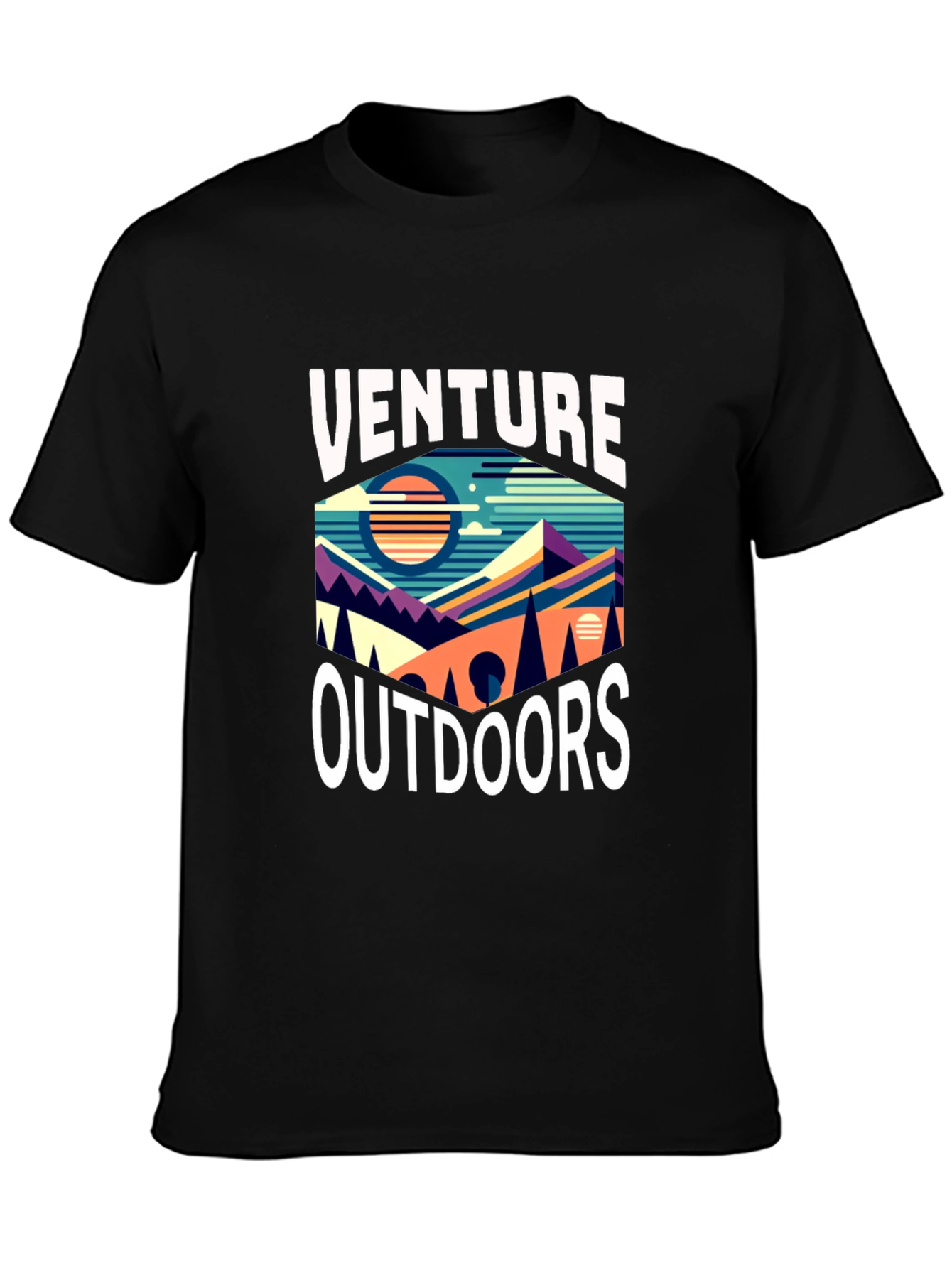 Venture Outdoors Graphic T-Shirt - Adventure Awaits!