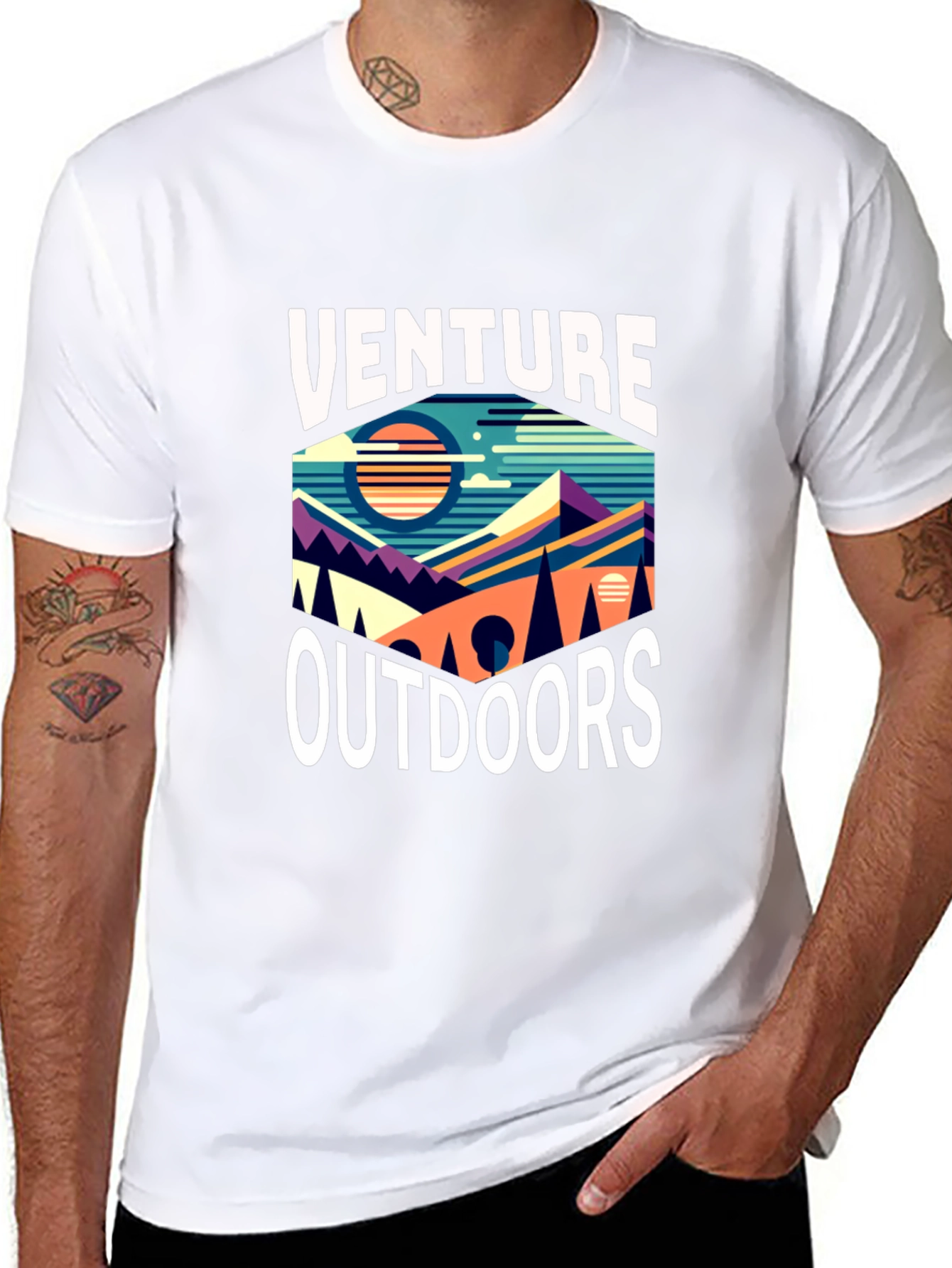 Venture Outdoors Graphic T-Shirt - Adventure Awaits!