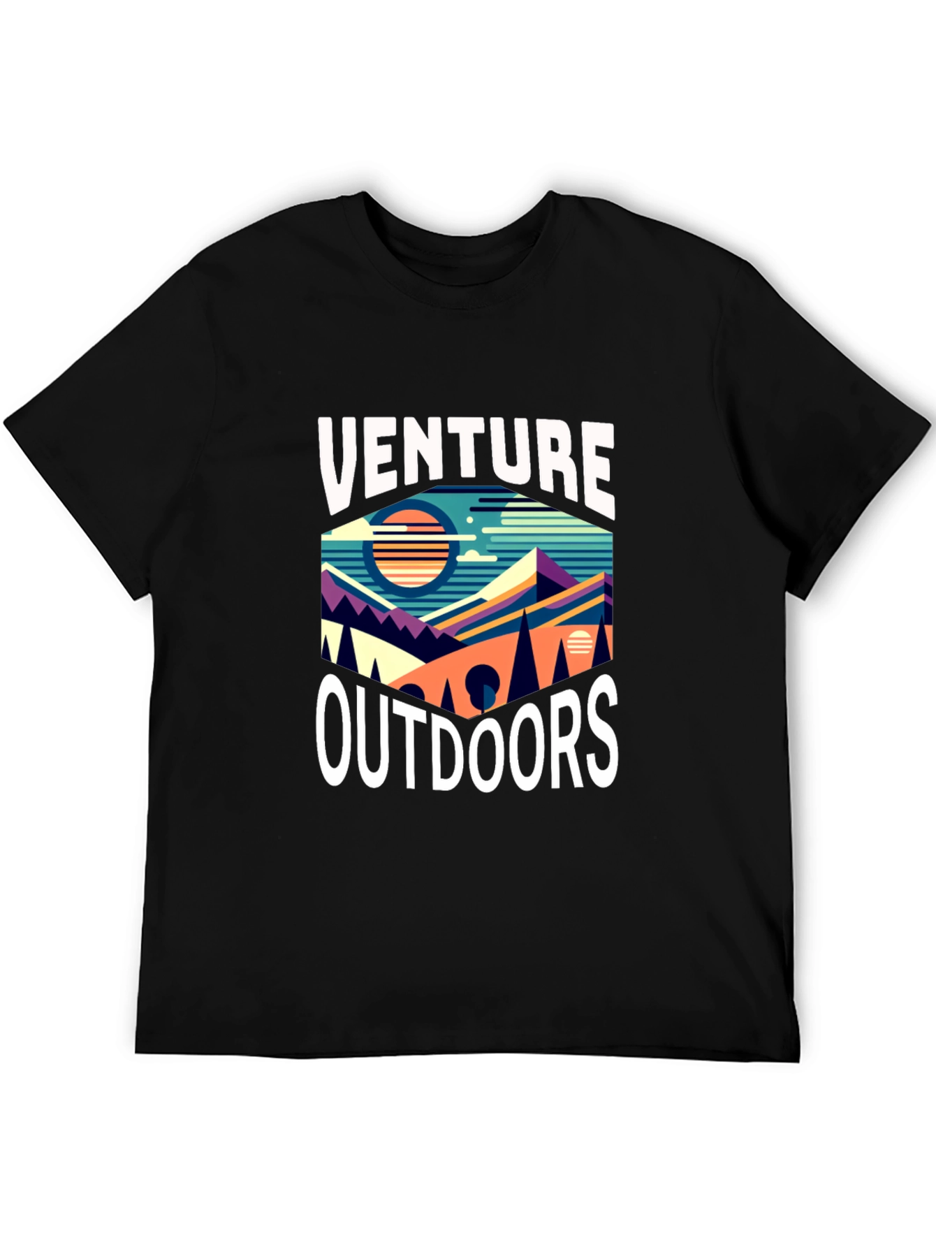 Venture Outdoors Graphic T-Shirt - Adventure Awaits!