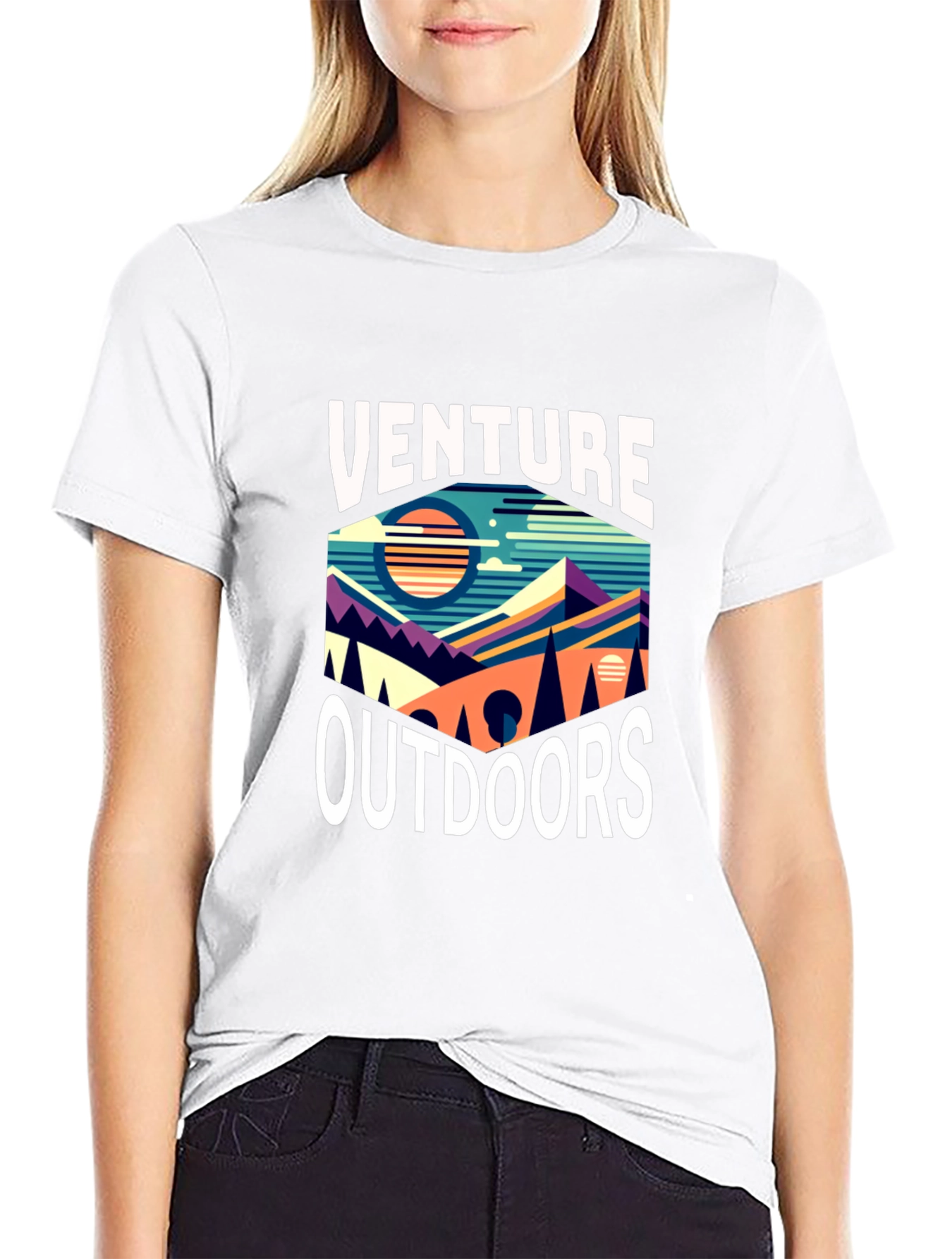 Venture Outdoors Graphic T-Shirt - Adventure Awaits!