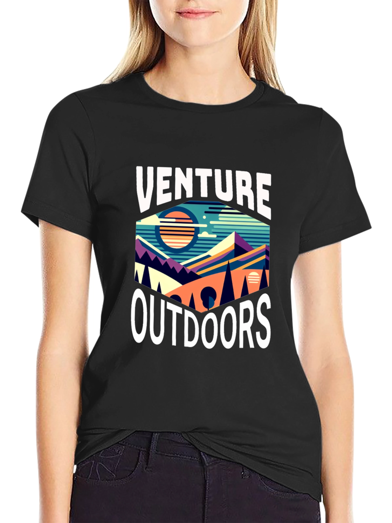 Venture Outdoors Graphic T-Shirt - Adventure Awaits!